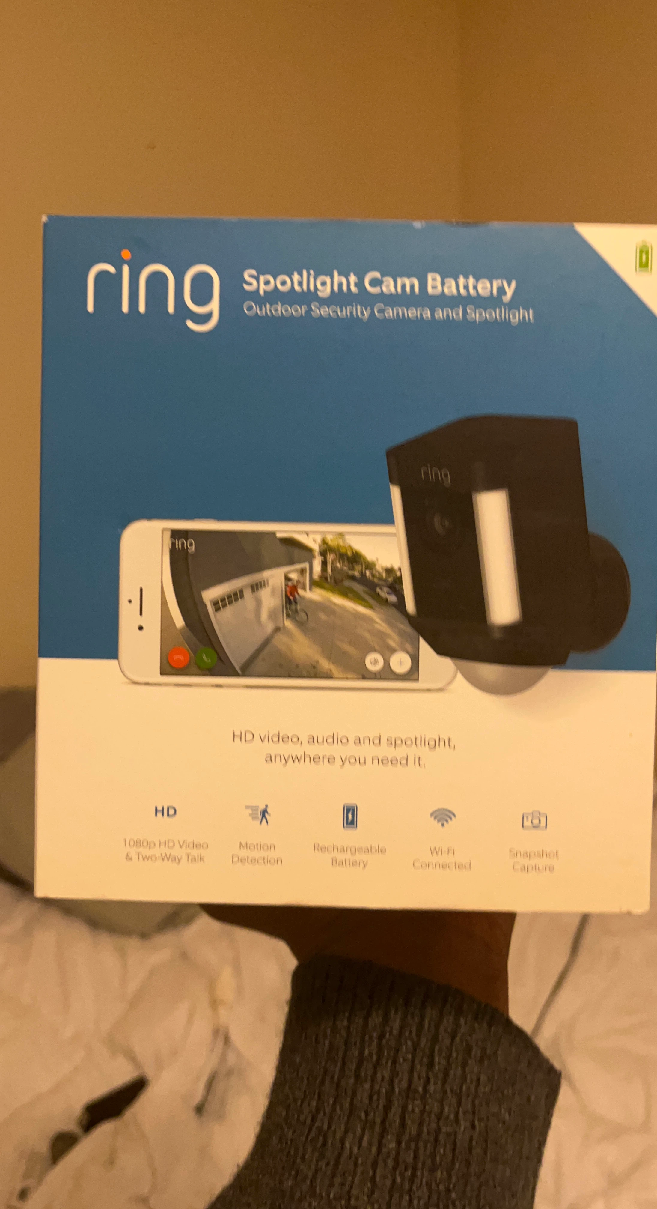 Ring Spotlight Cam Battery Spotlight