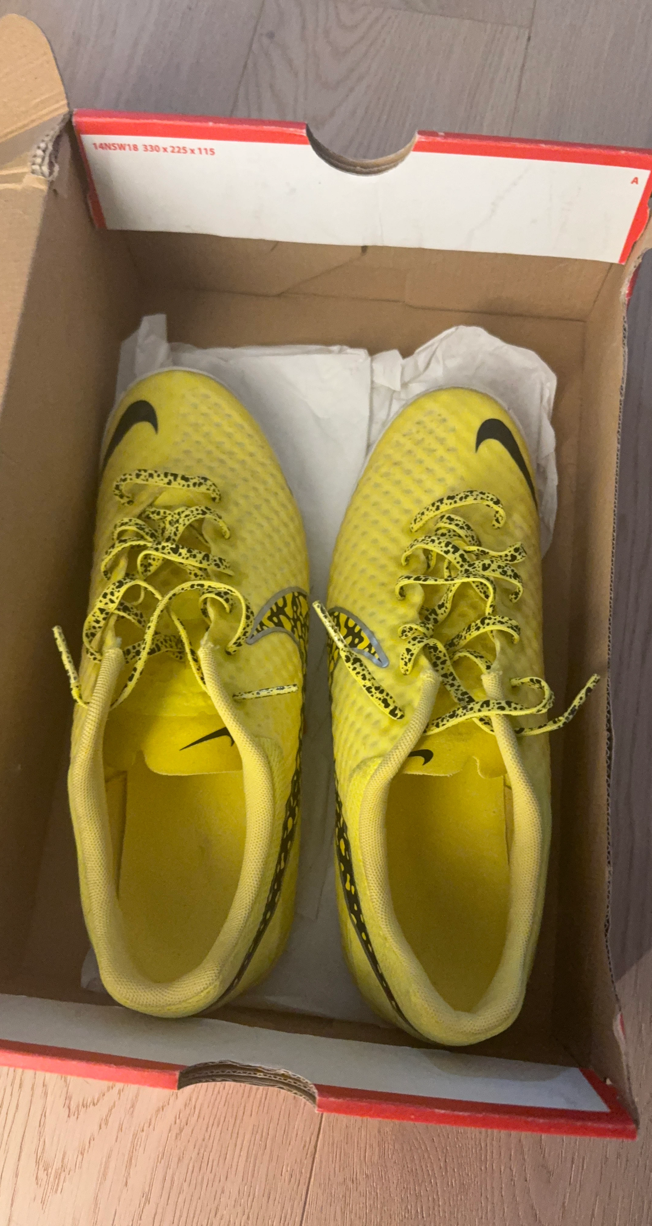 Nike Yellow Soccer Shoes