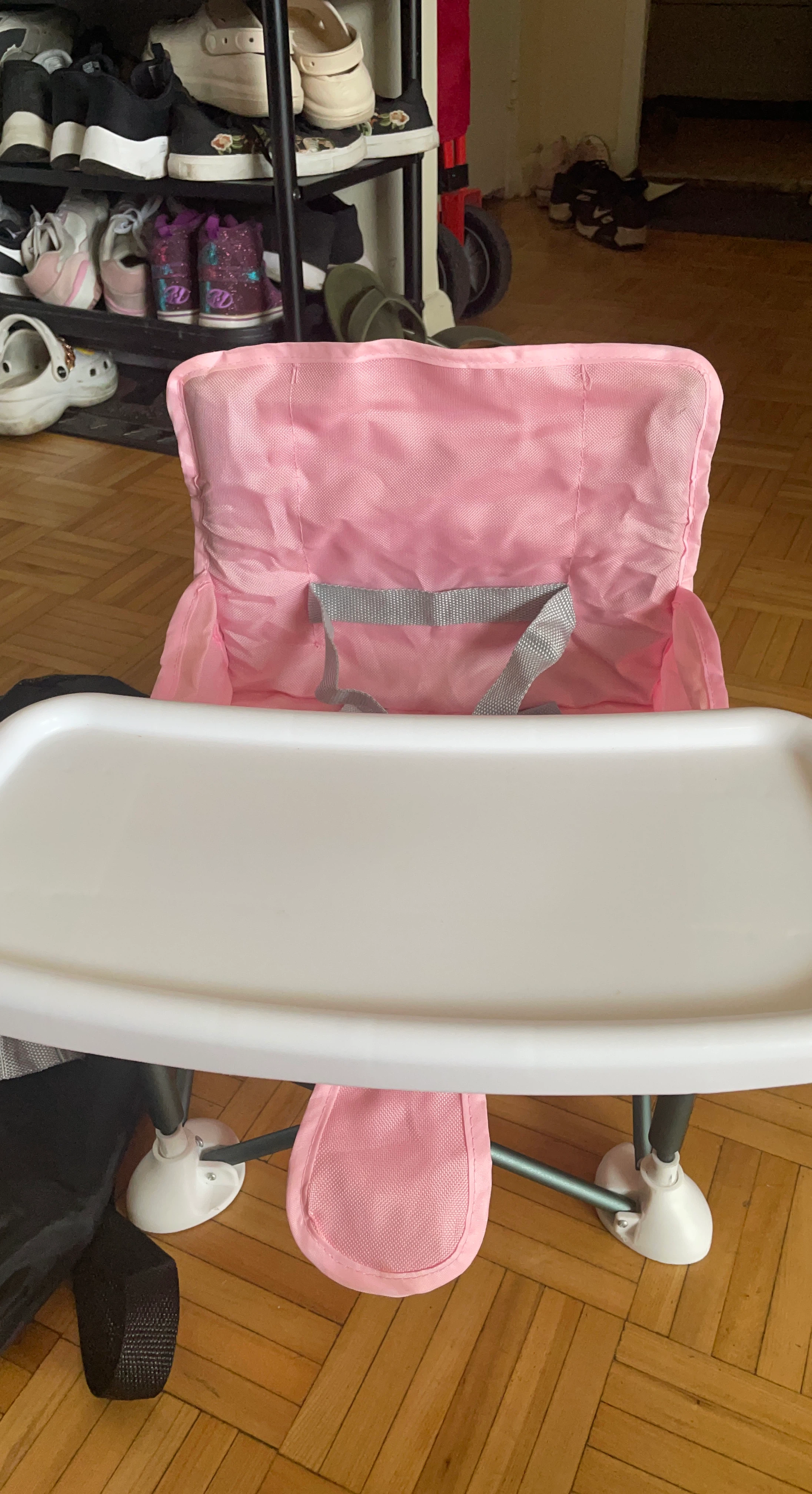 Pink Portable Baby Chair