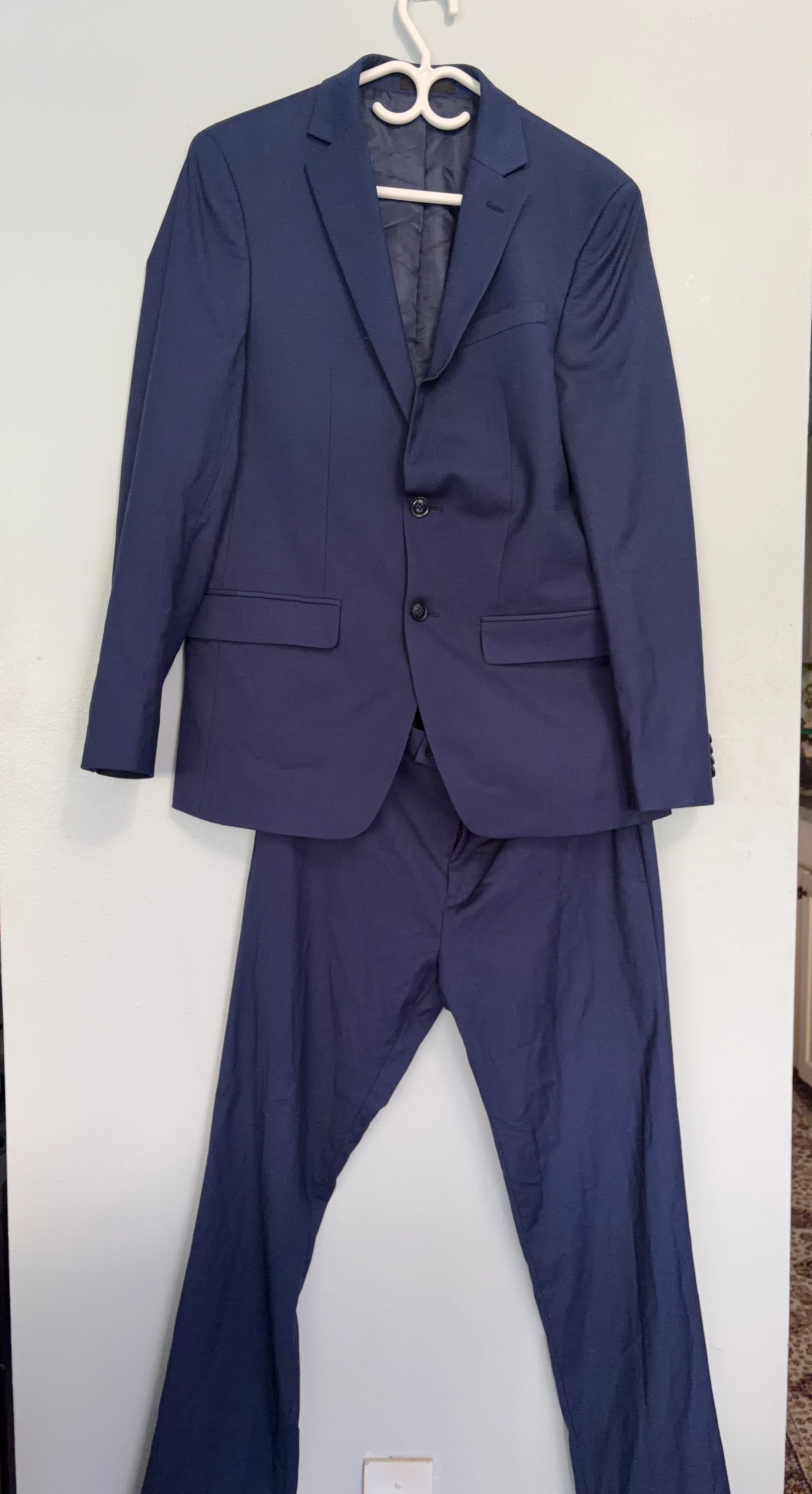Blue Two-Piece Suit