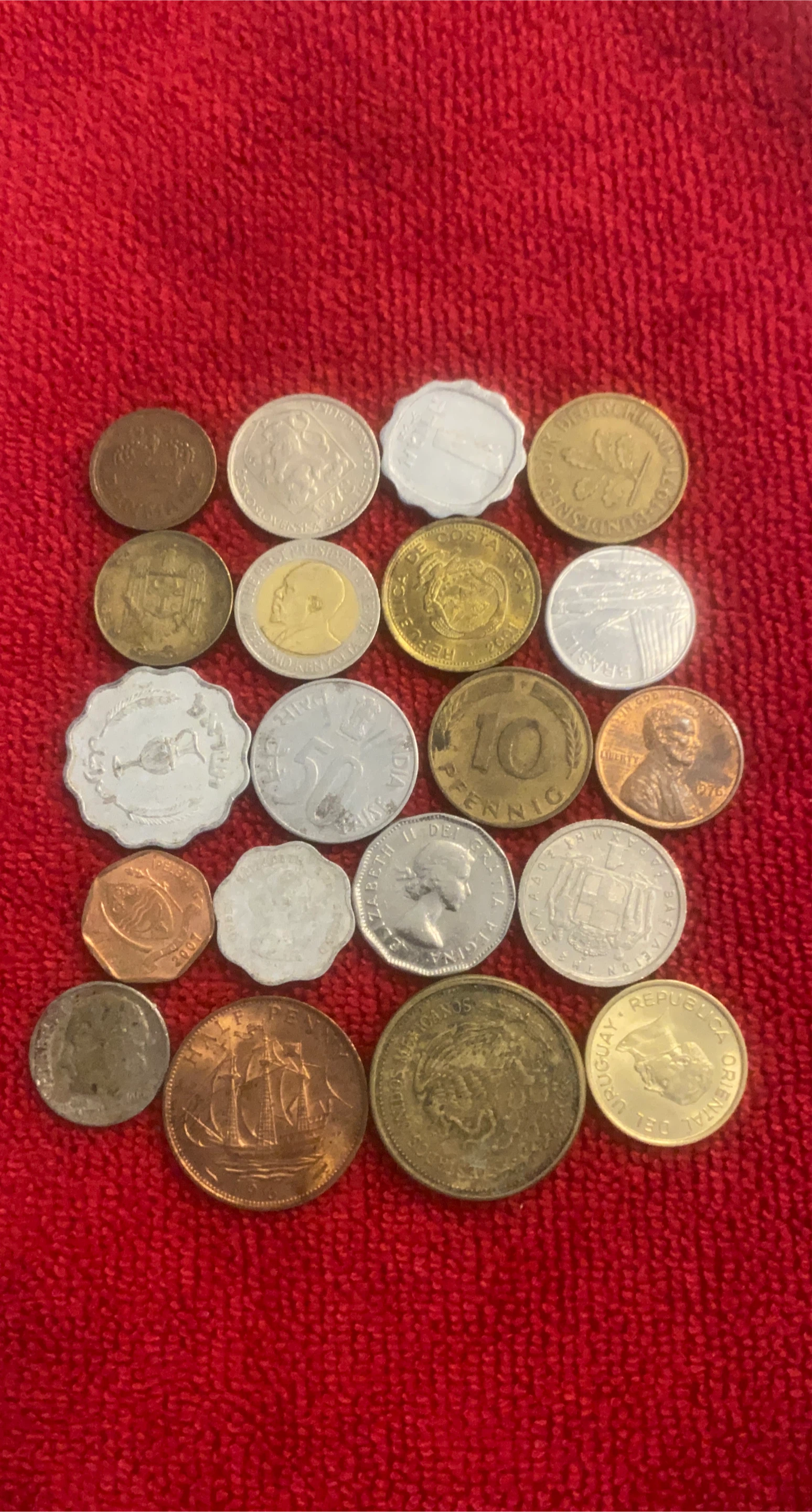 Collection of Assorted International Coins