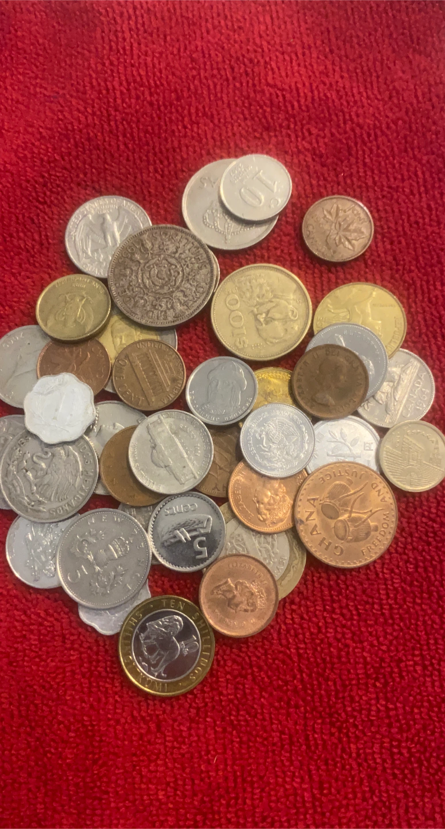 Assorted International Collectible Coins