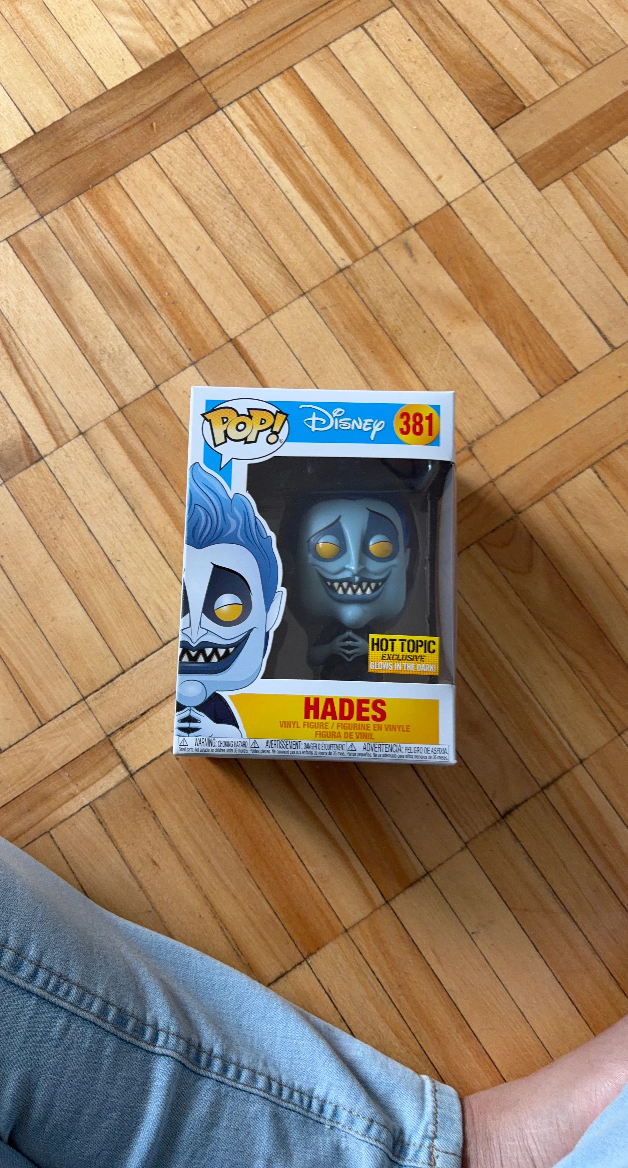 Funko Pop Disney Hades 381 Hot Topic Exclusive Glow