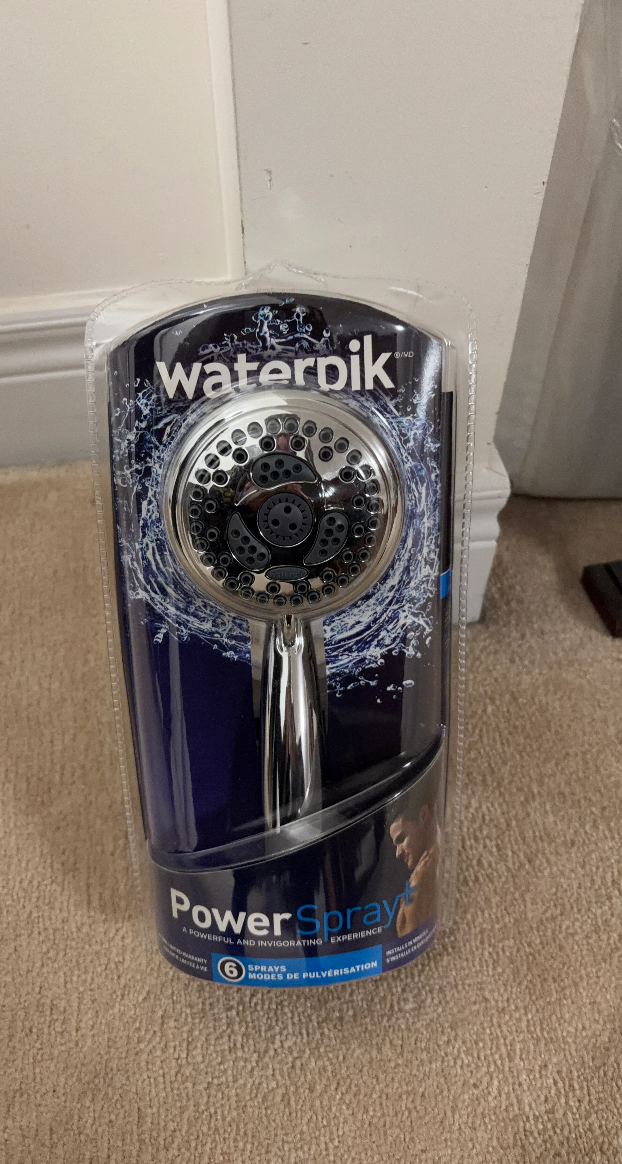 Waterpik PowerSpray+ Shower Head