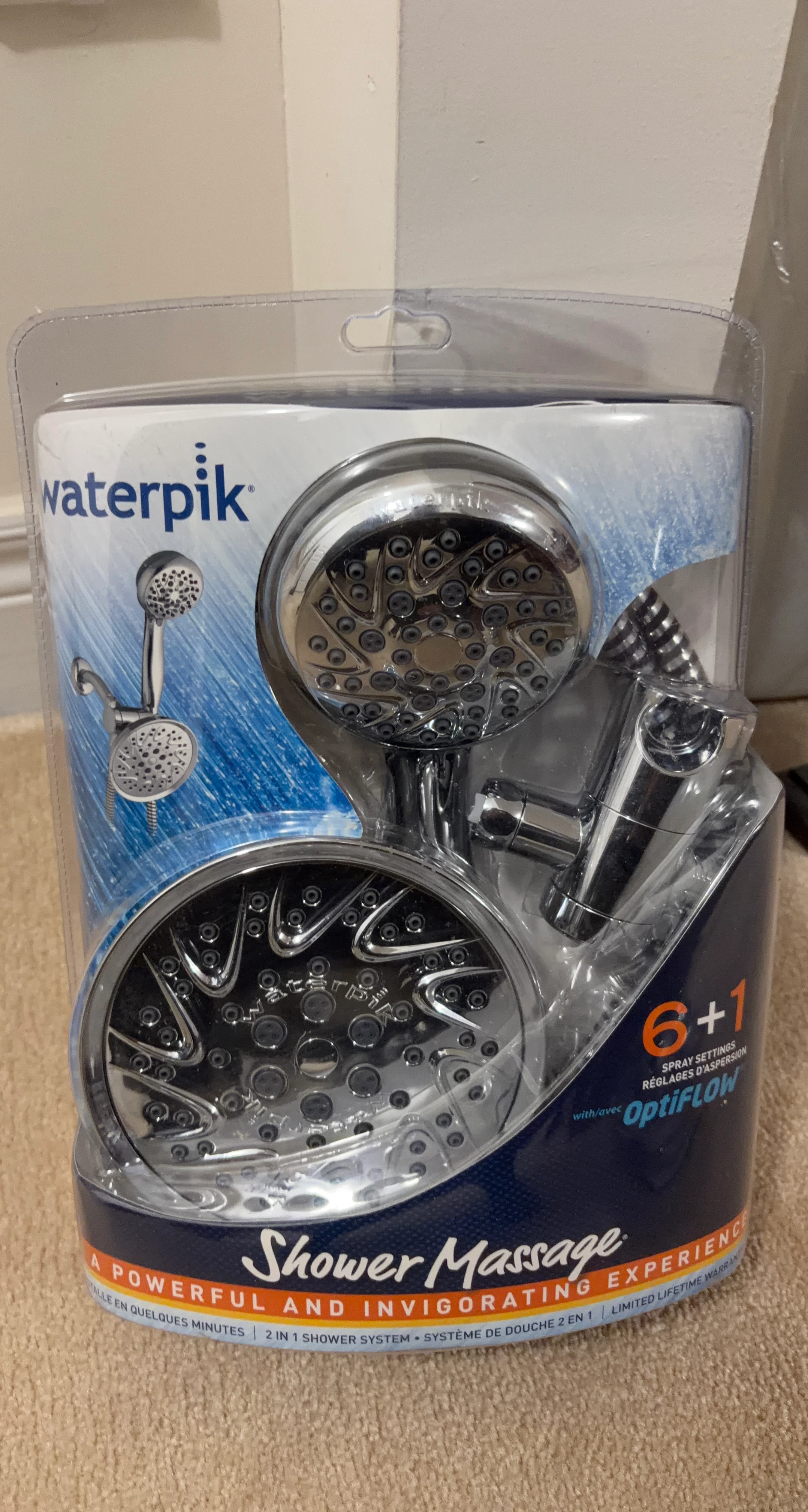 Waterpik 2-in-1 Shower Massage System