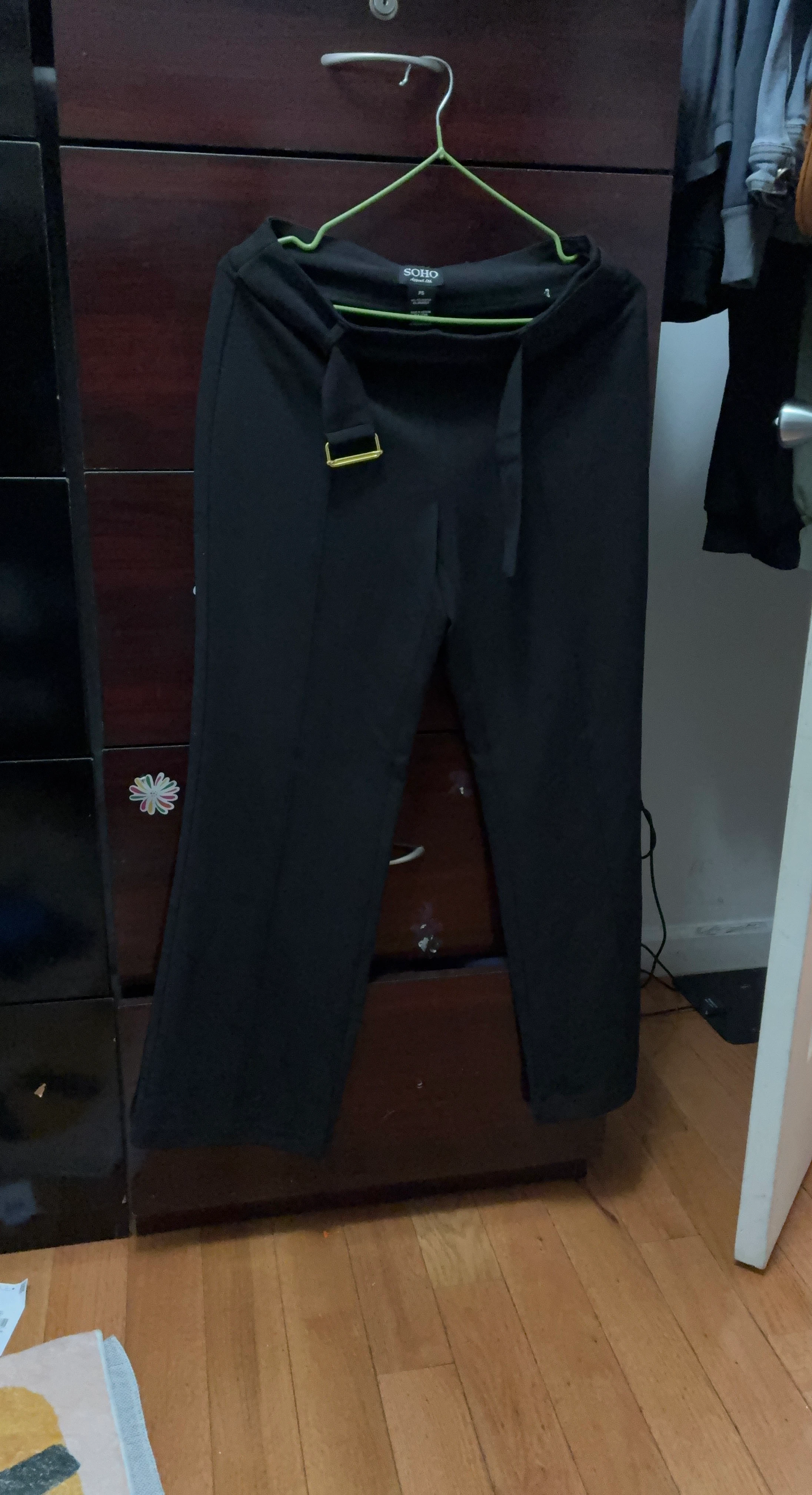 Soho Apparel Black Trousers