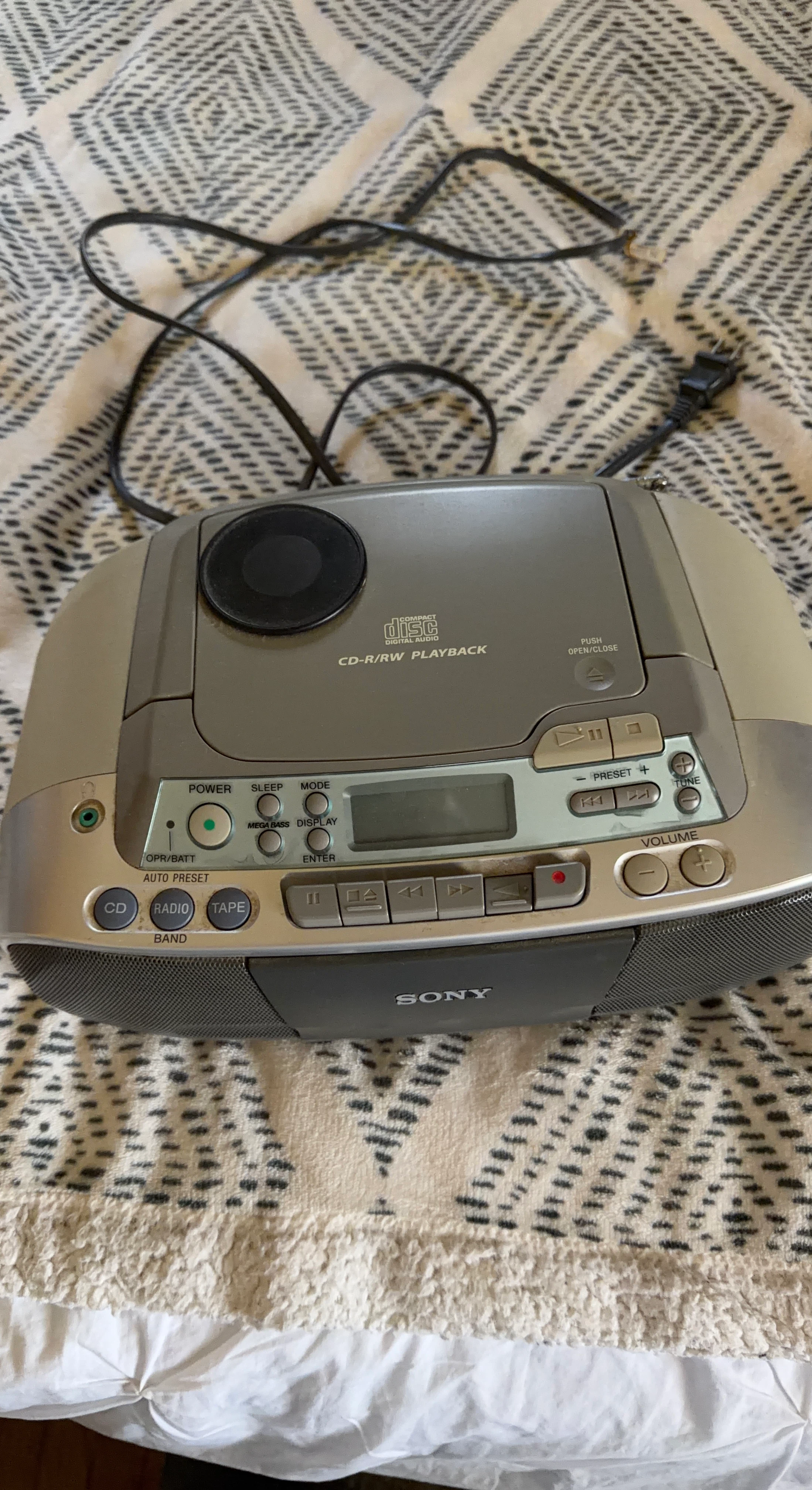 Sony CD Radio Cassette Player
