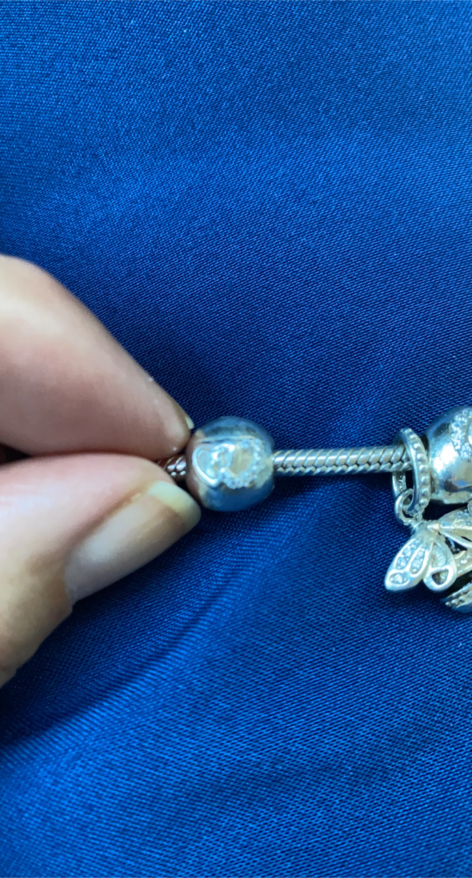 Pandora Silver Bracelet with Charms