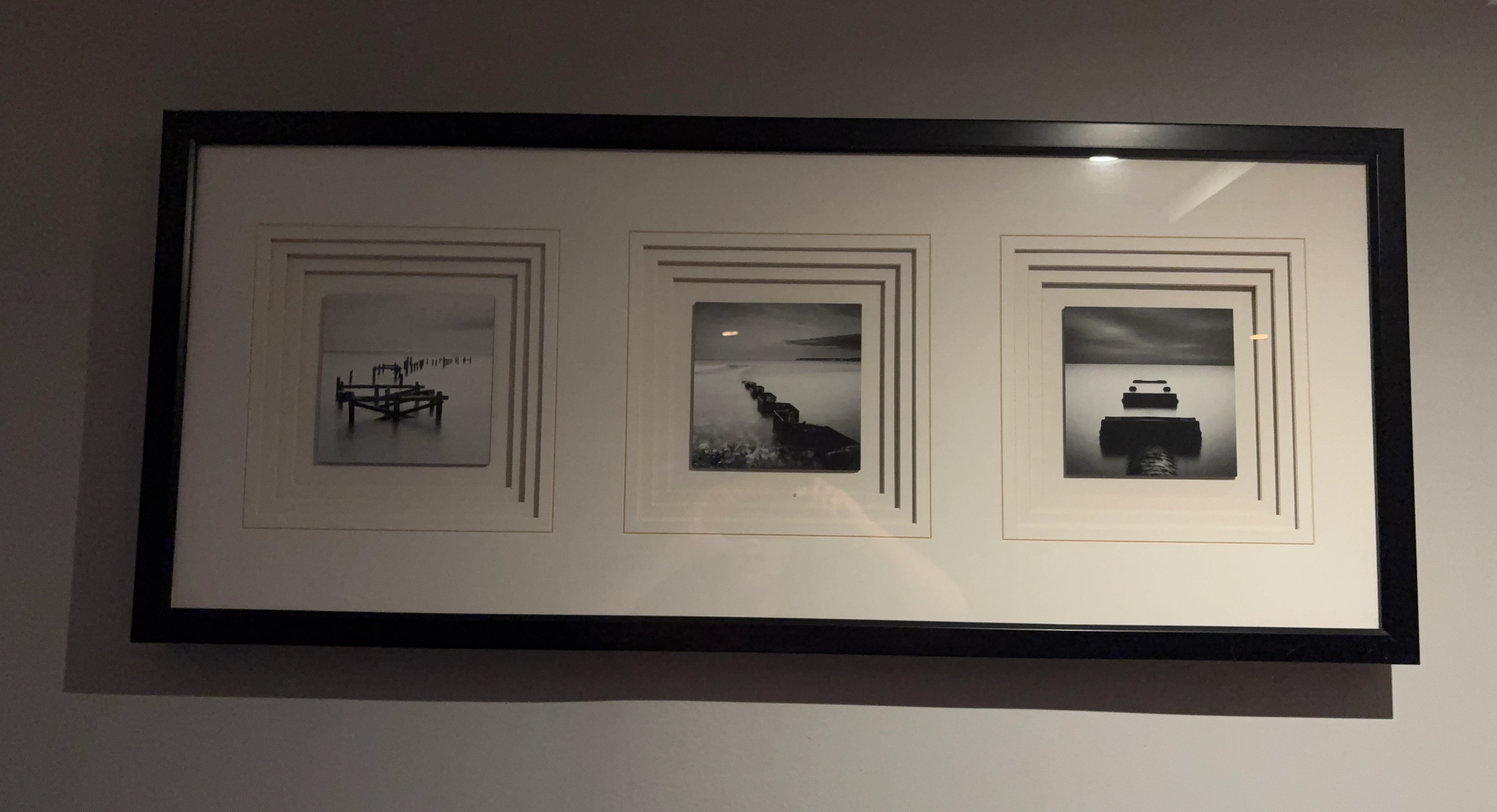 Triptych Black and White Landscape Wall Art