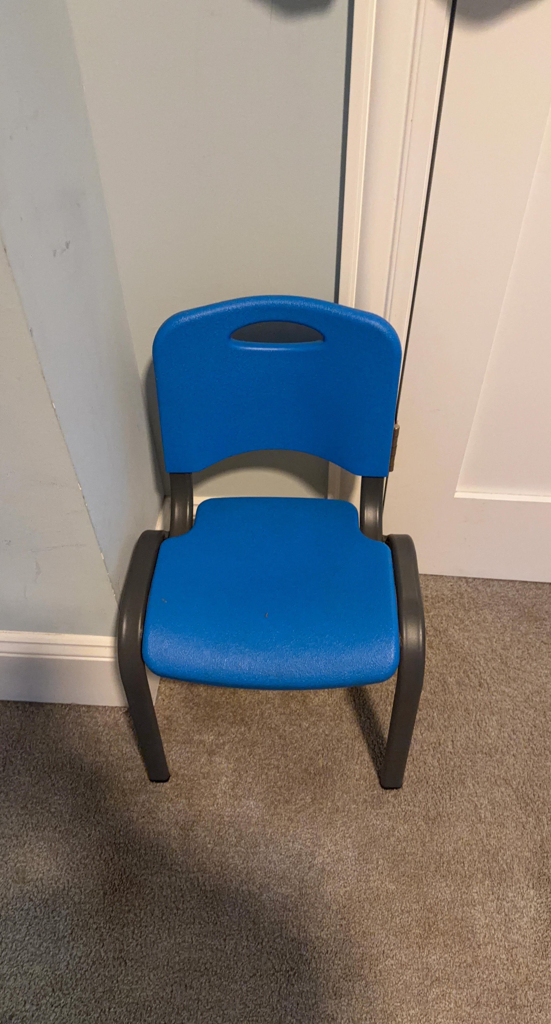 Blue Kids Plastic Chair