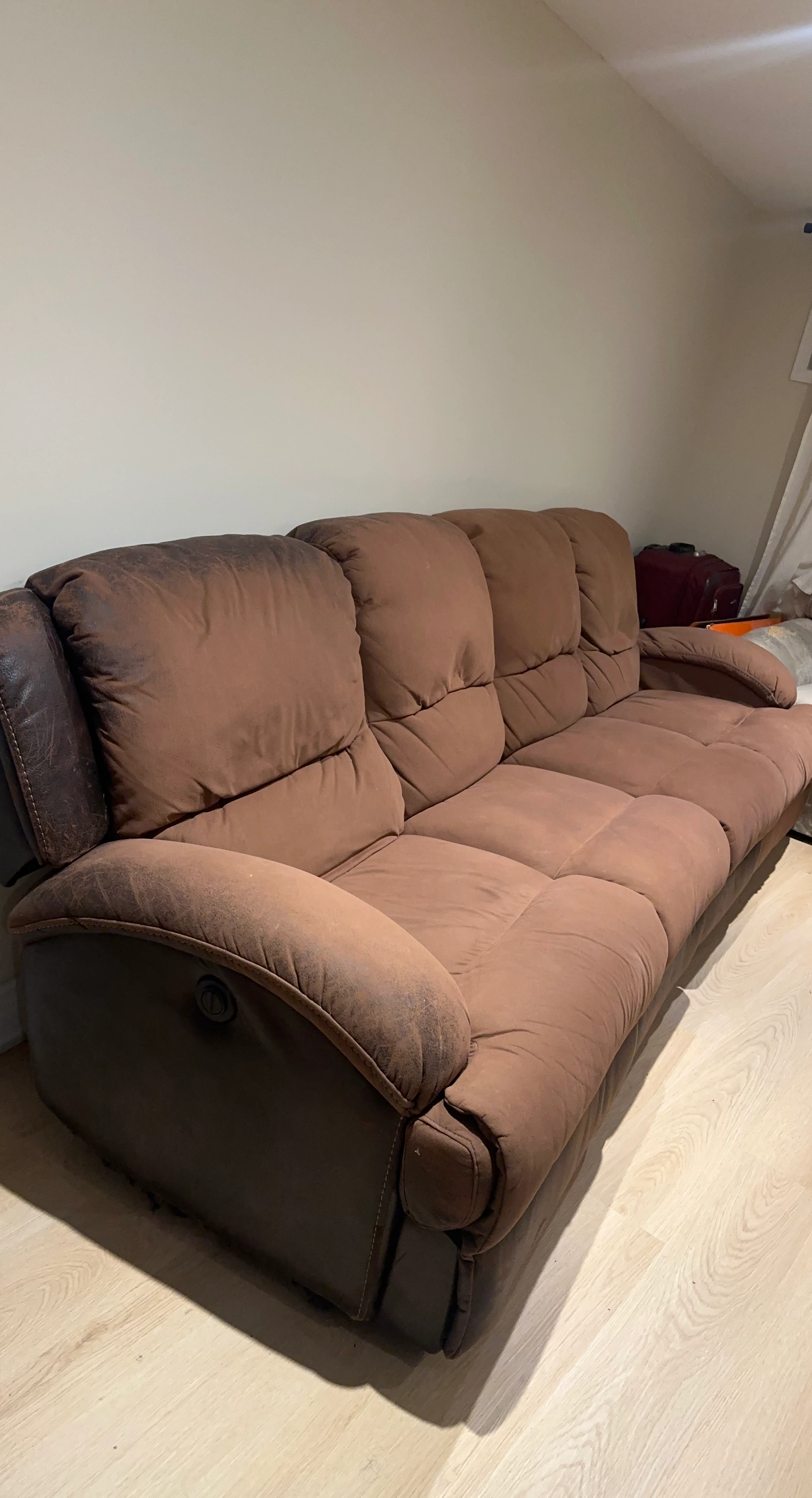 Brown 2 Two-Seater Reclining Sofas