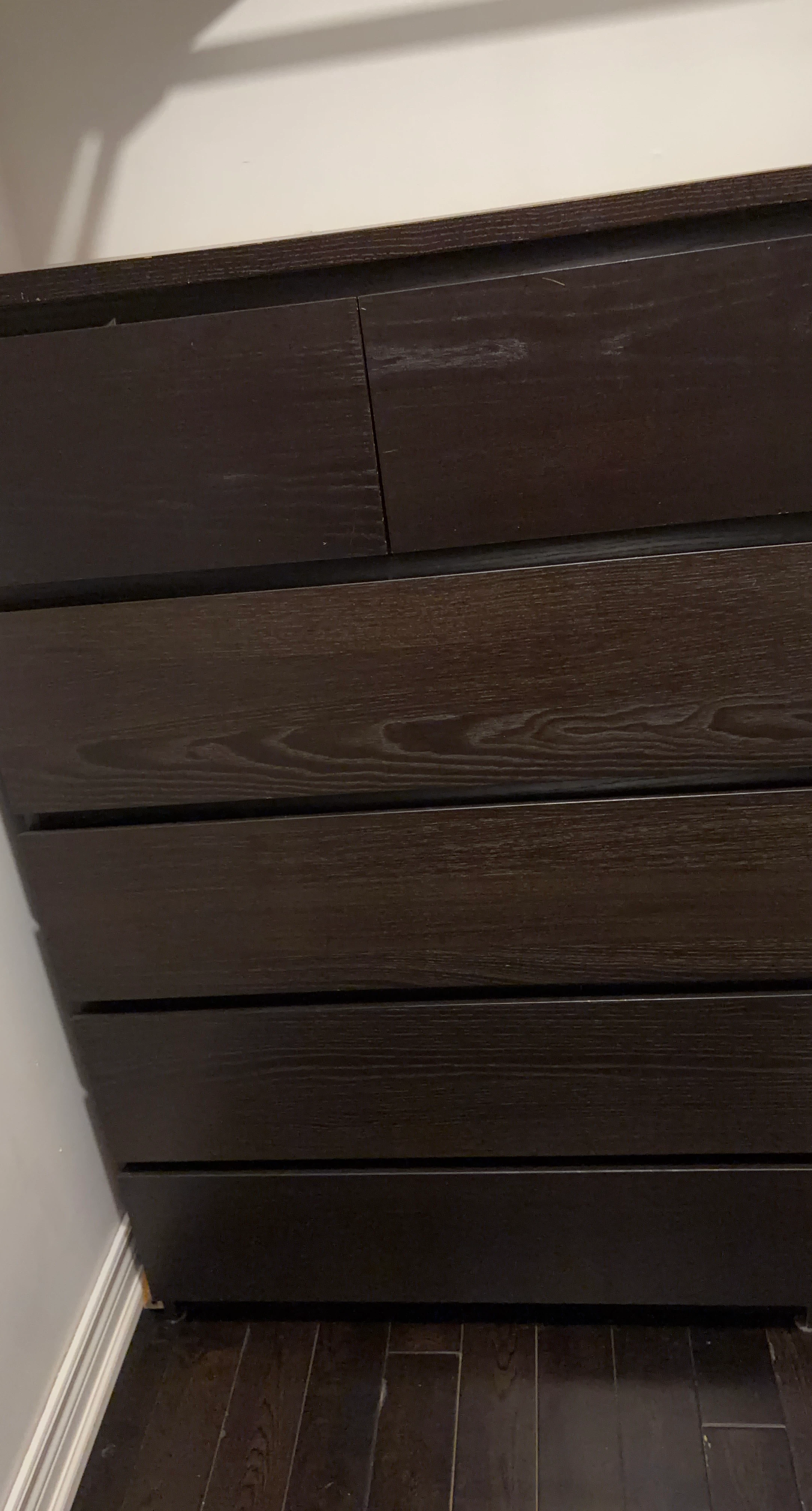 IKEA Malm 6-Drawer Dresser Black-Brown