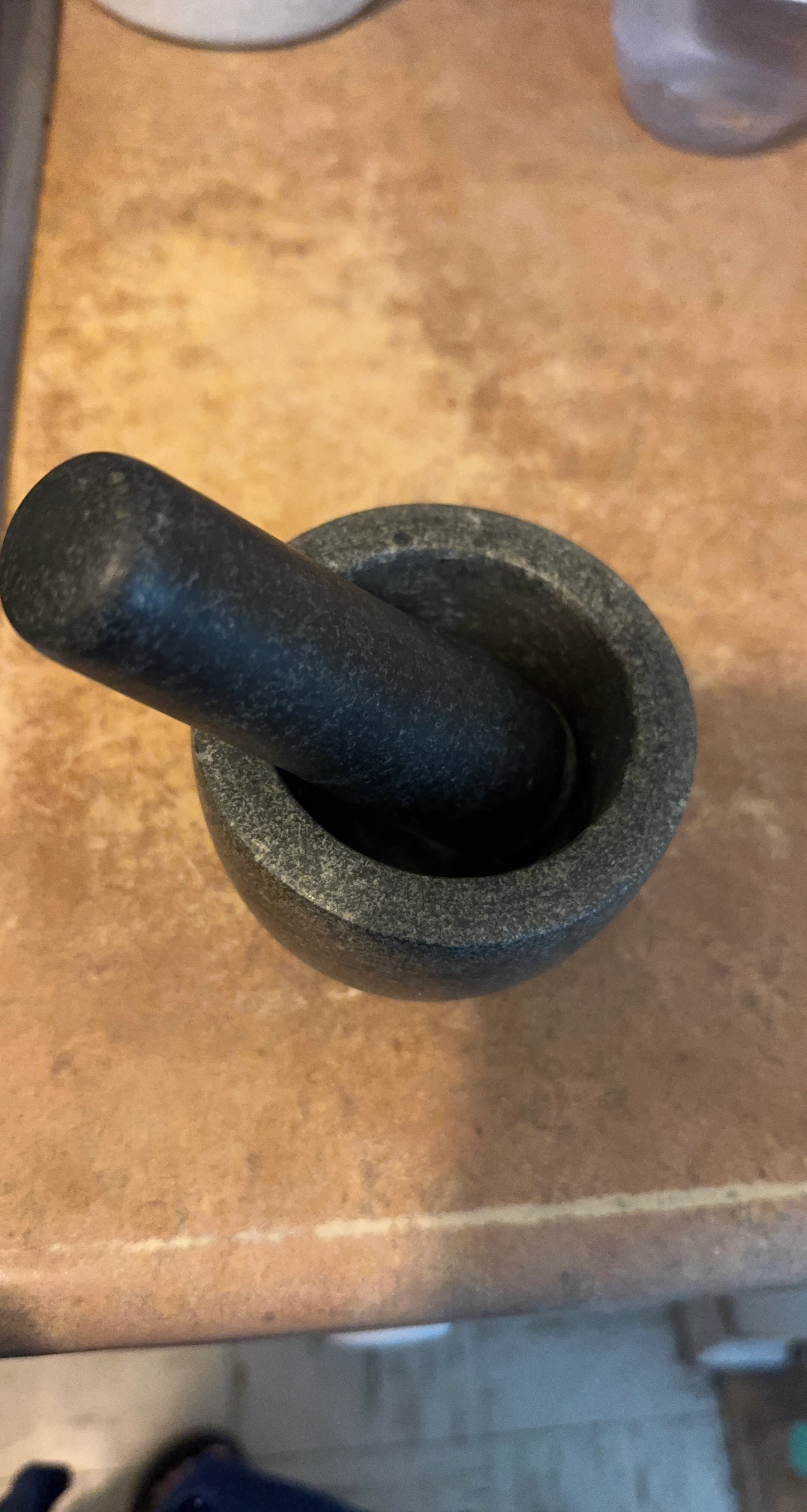 Stone Mortar and Pestle