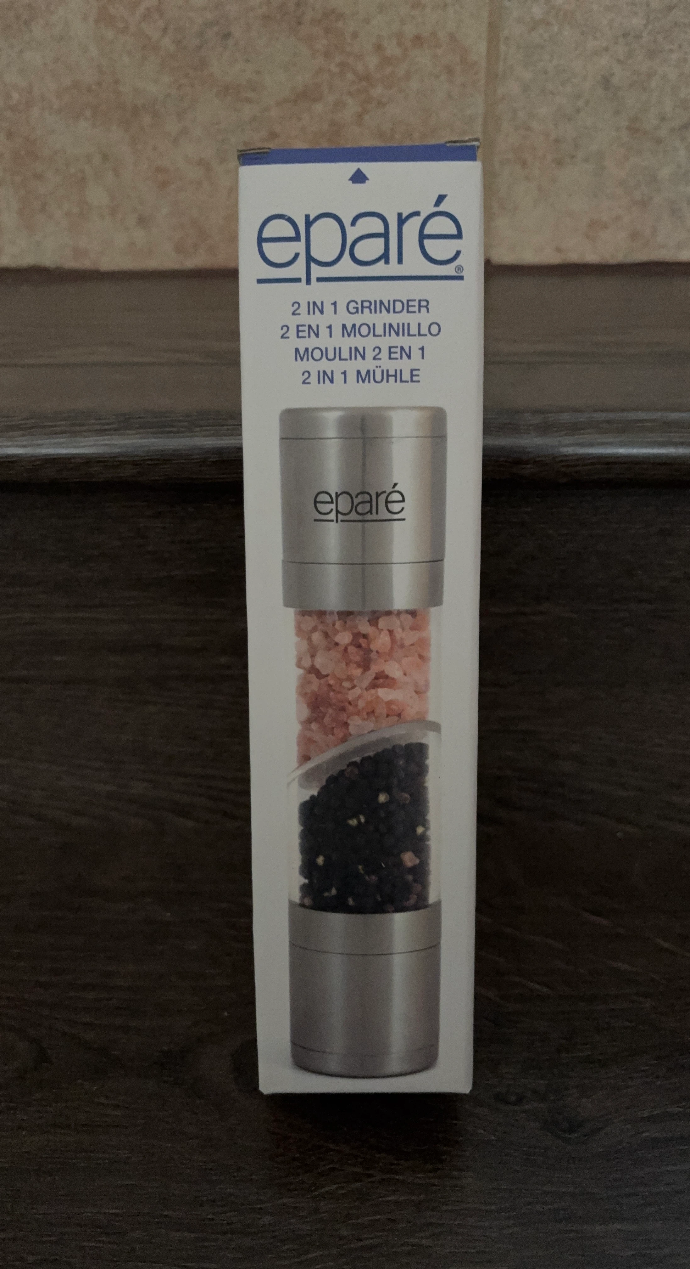 Eparé 2-in-1 Dual Salt and Pepper Grinder