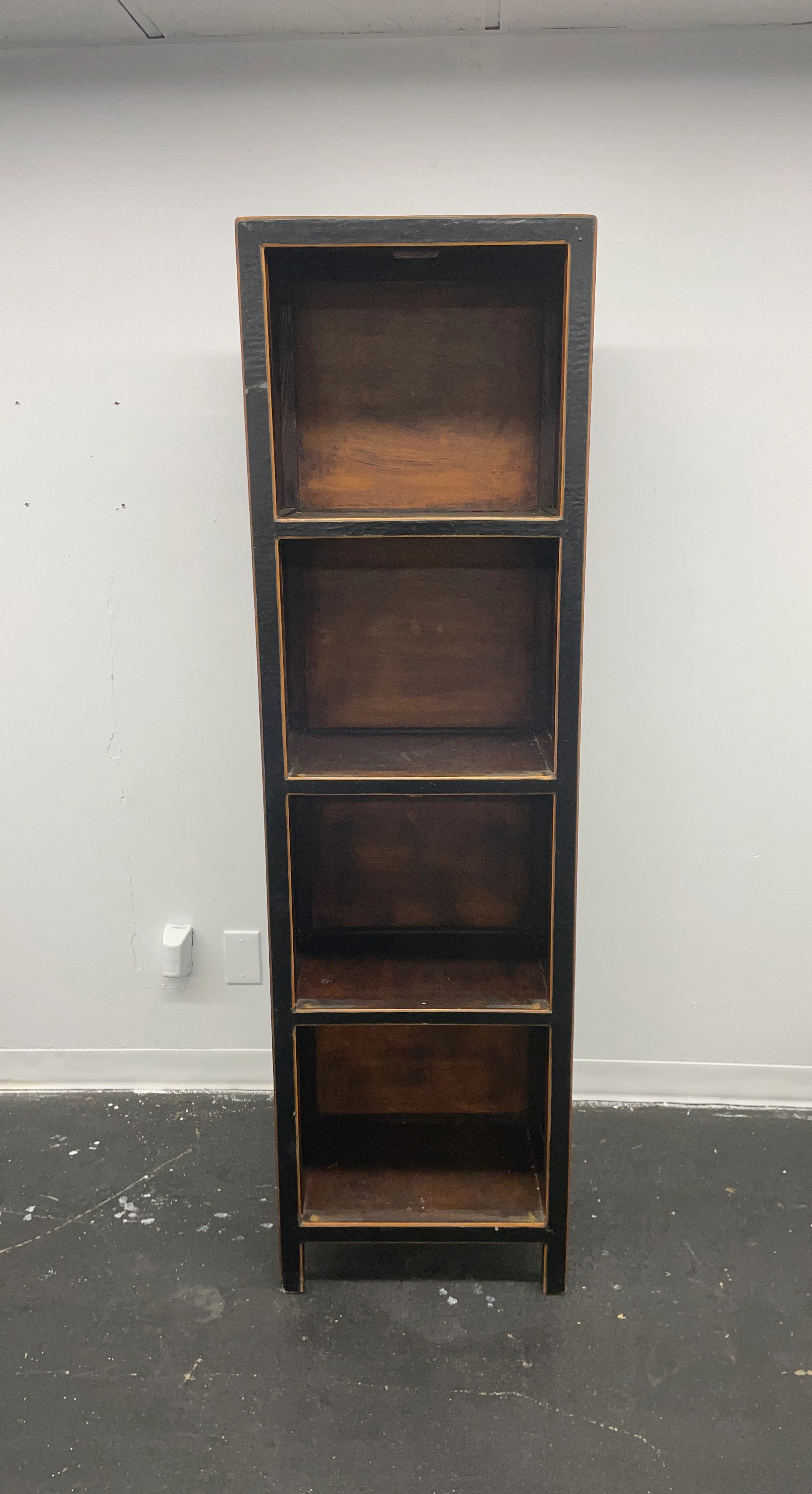 Black and Brown Wood Bookshelf