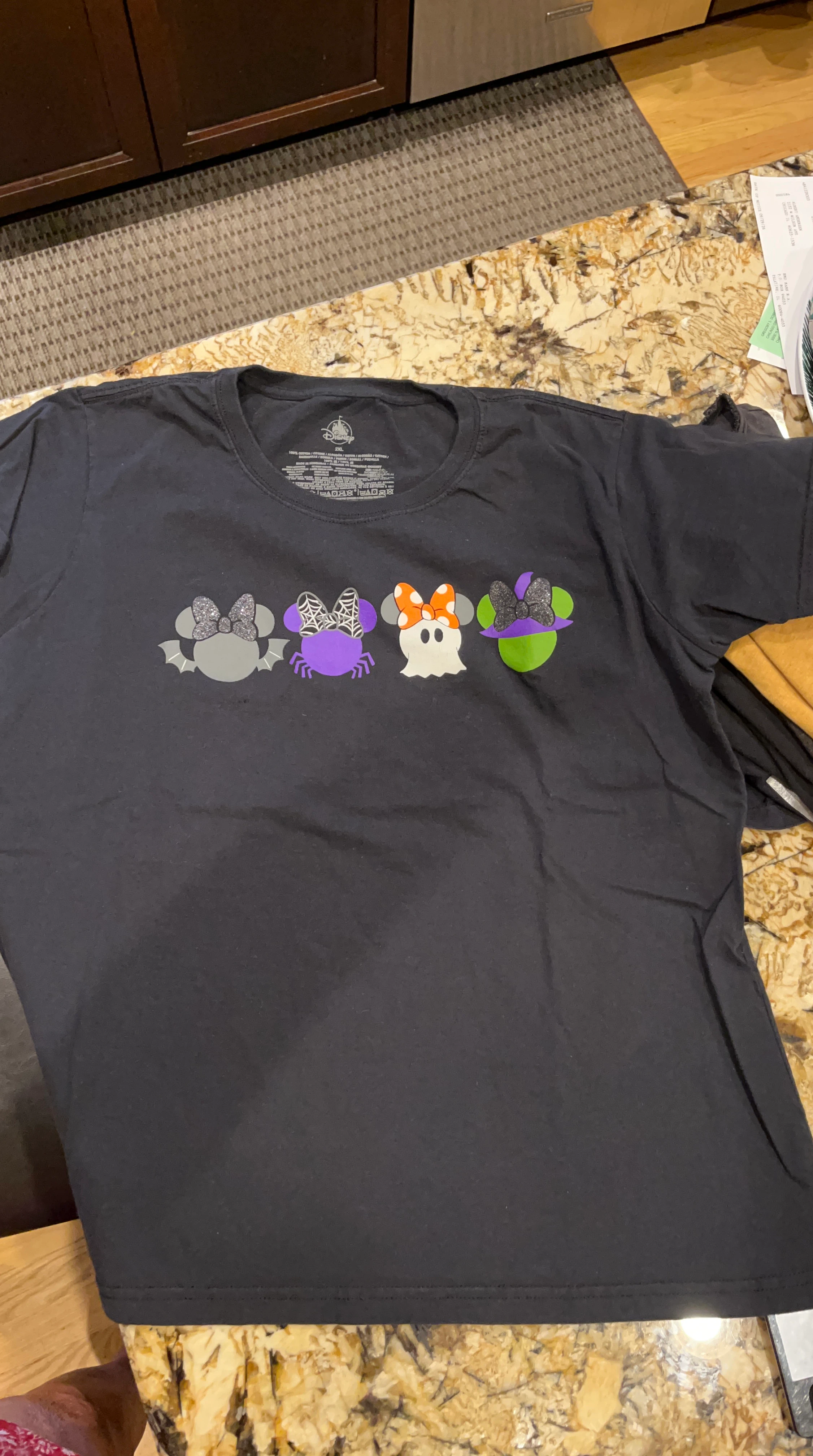 Disney Halloween Minnie Ears Graphic T-Shirt