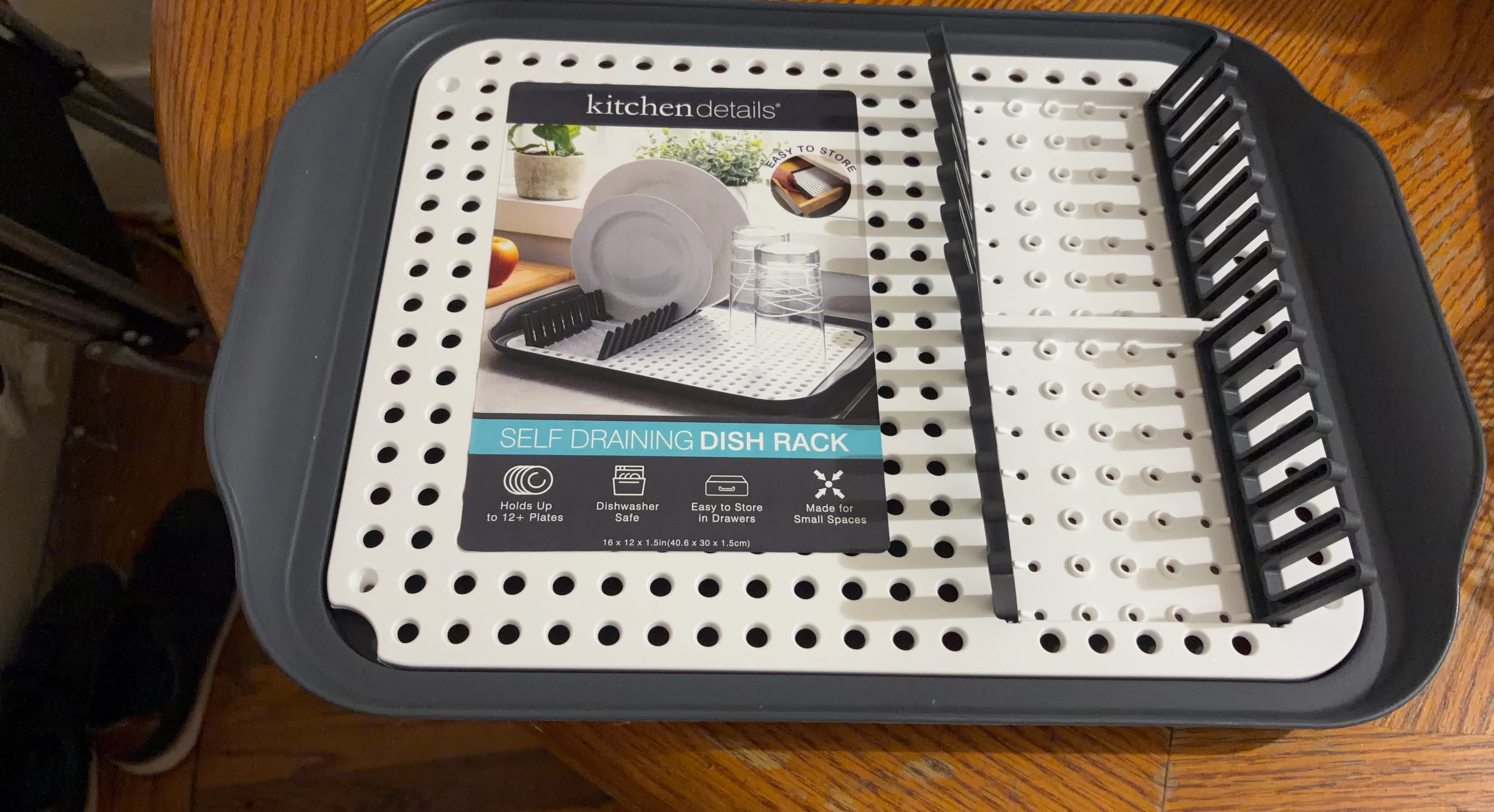 Kitchen Details Self Draining Dish Rack