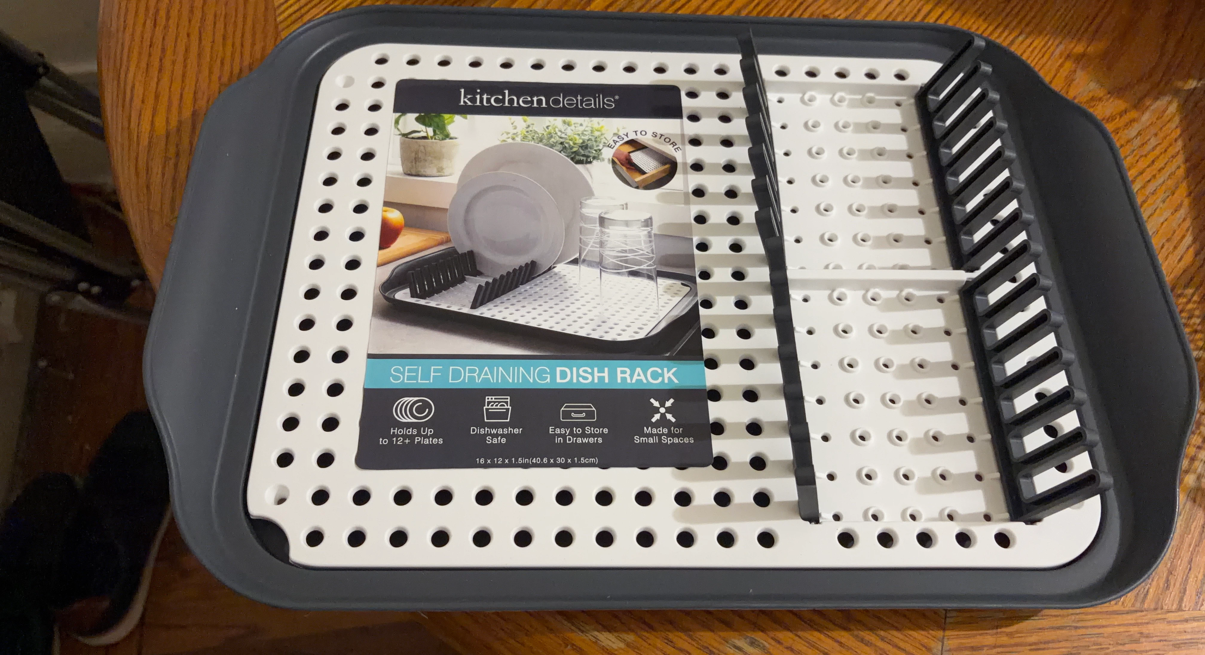 Kitchen Details Self Draining Dish Rack