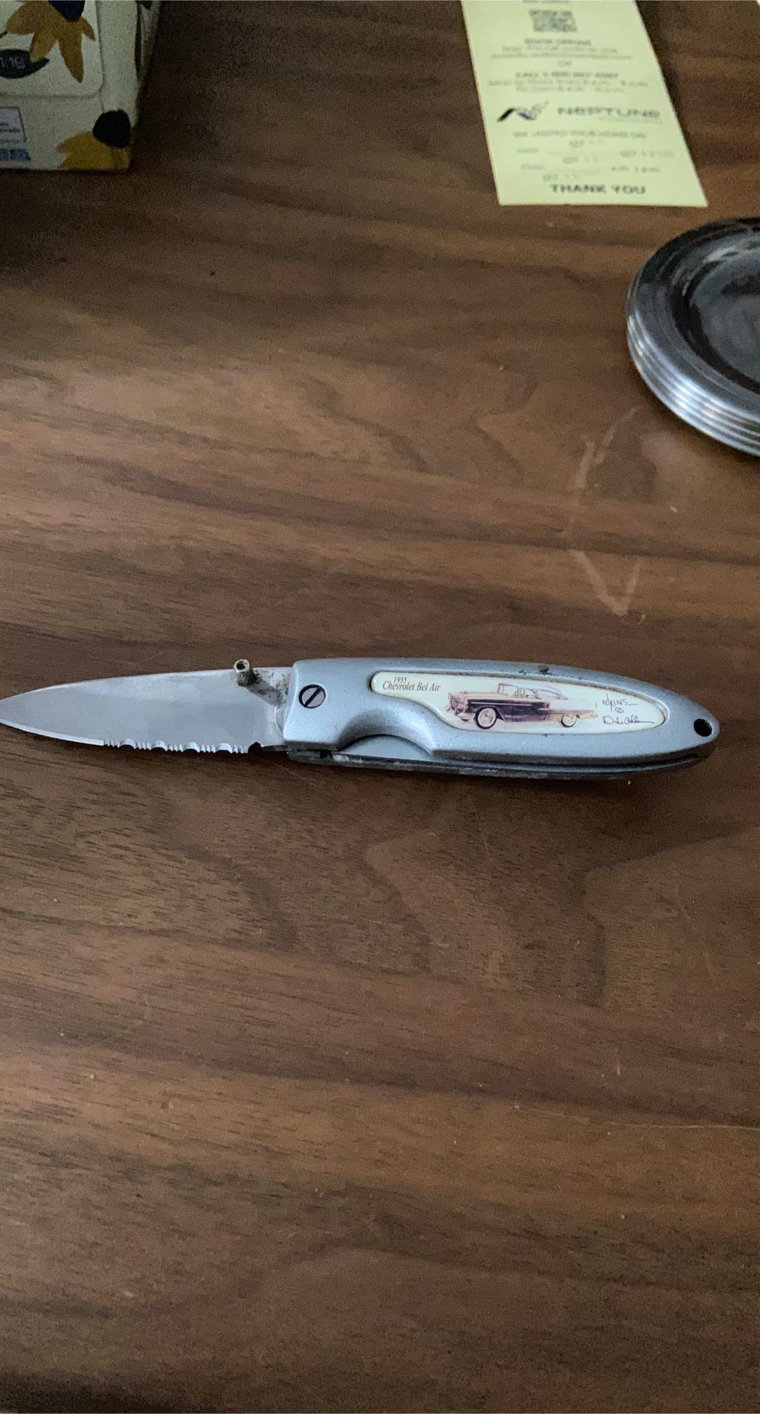 1955 Chevrolet Bel Air Folding Knife