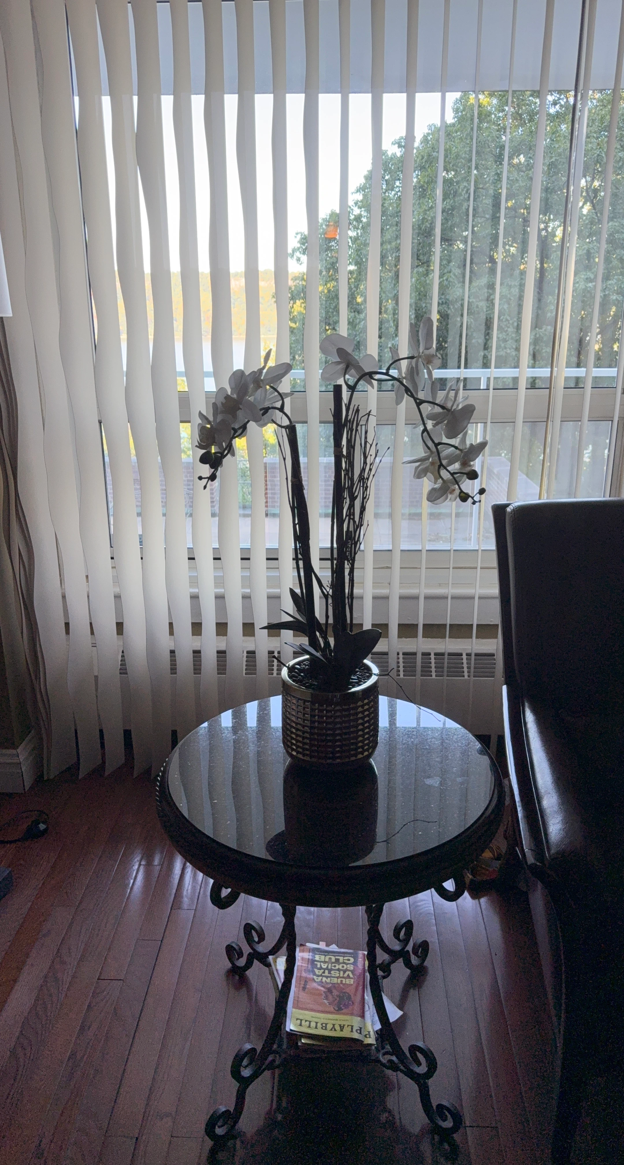 Artificial Orchid in Decorative Pot
