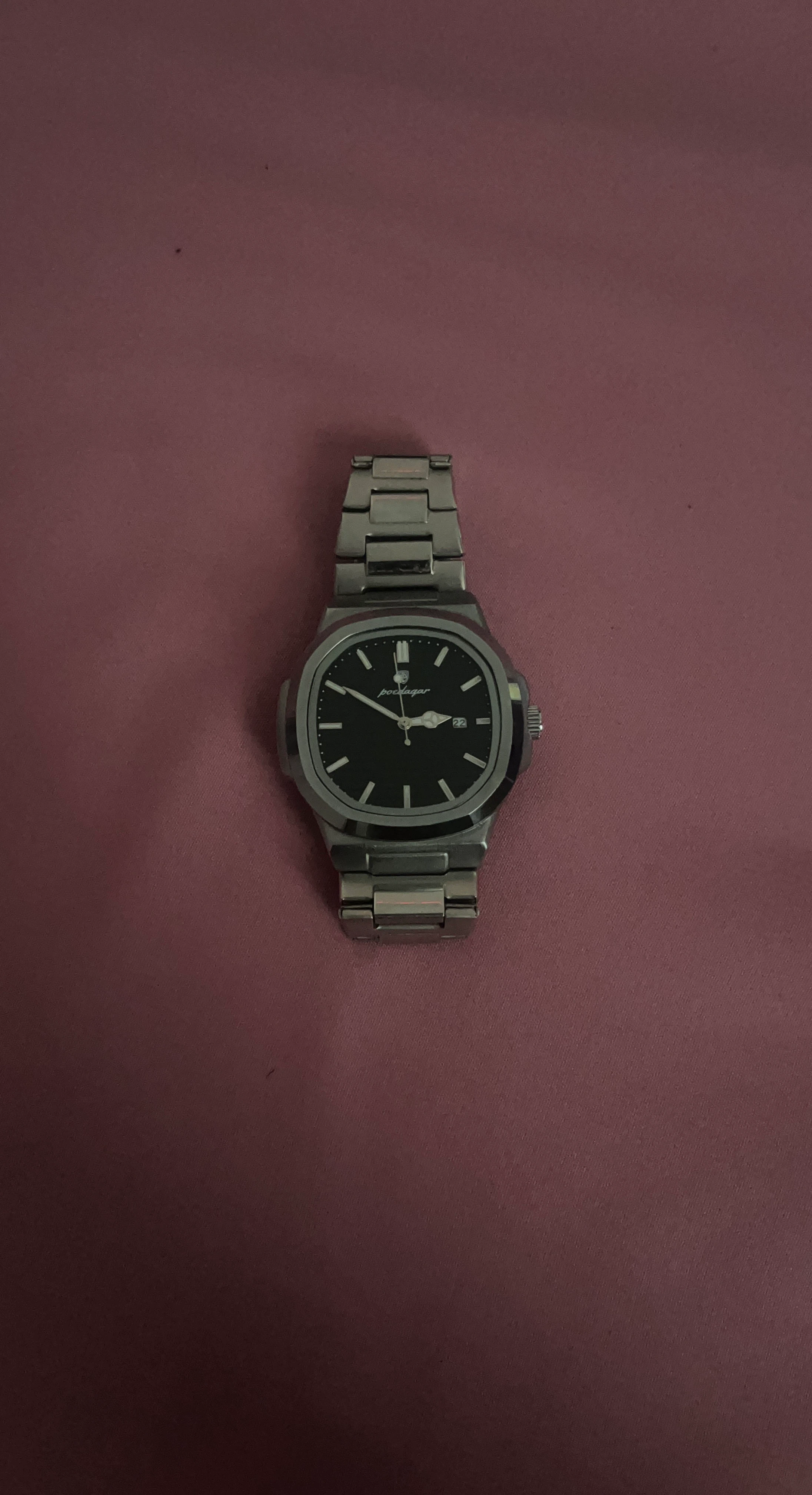Poedagar Stainless Steel Watch