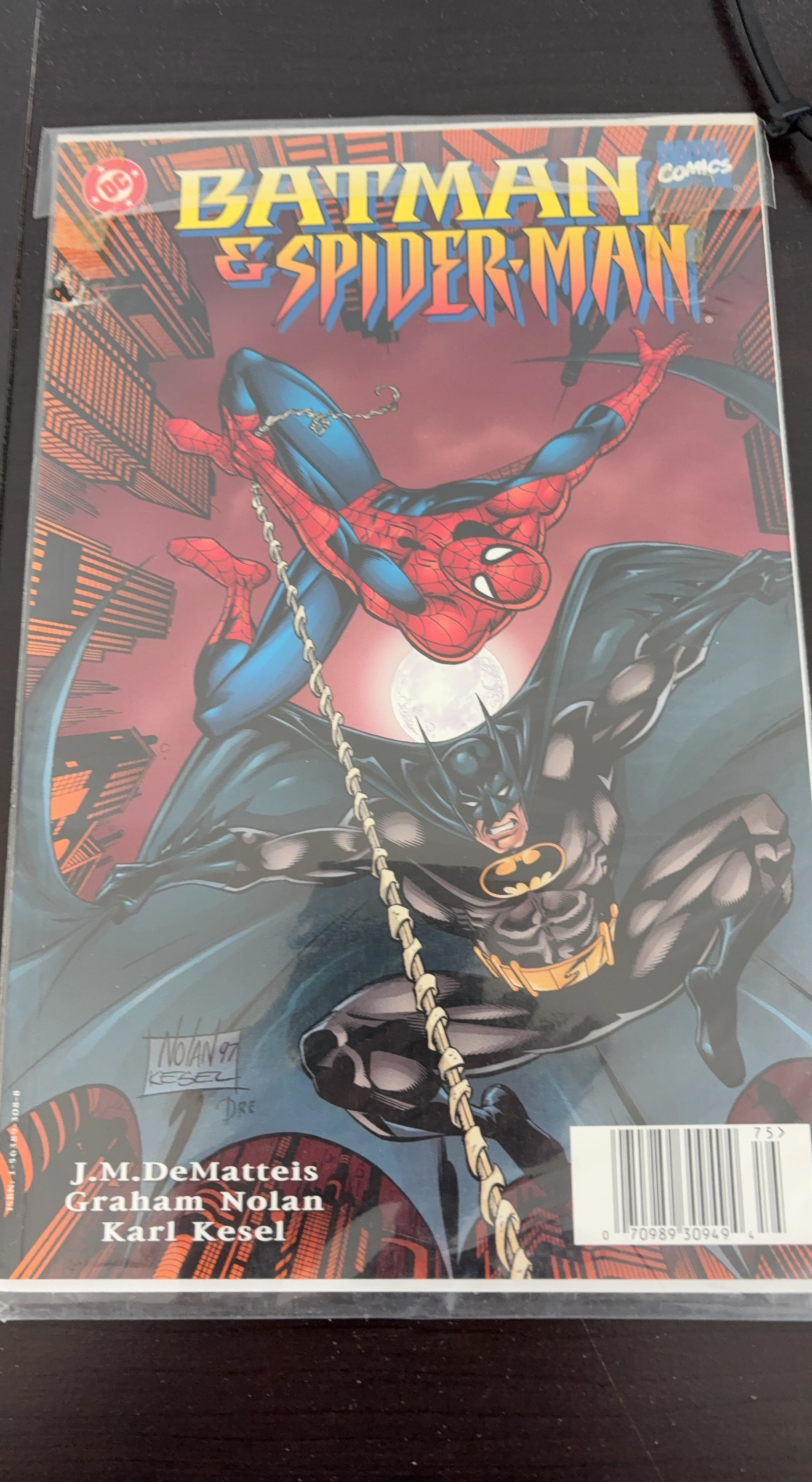 Batman & Spider-Man Comic Book