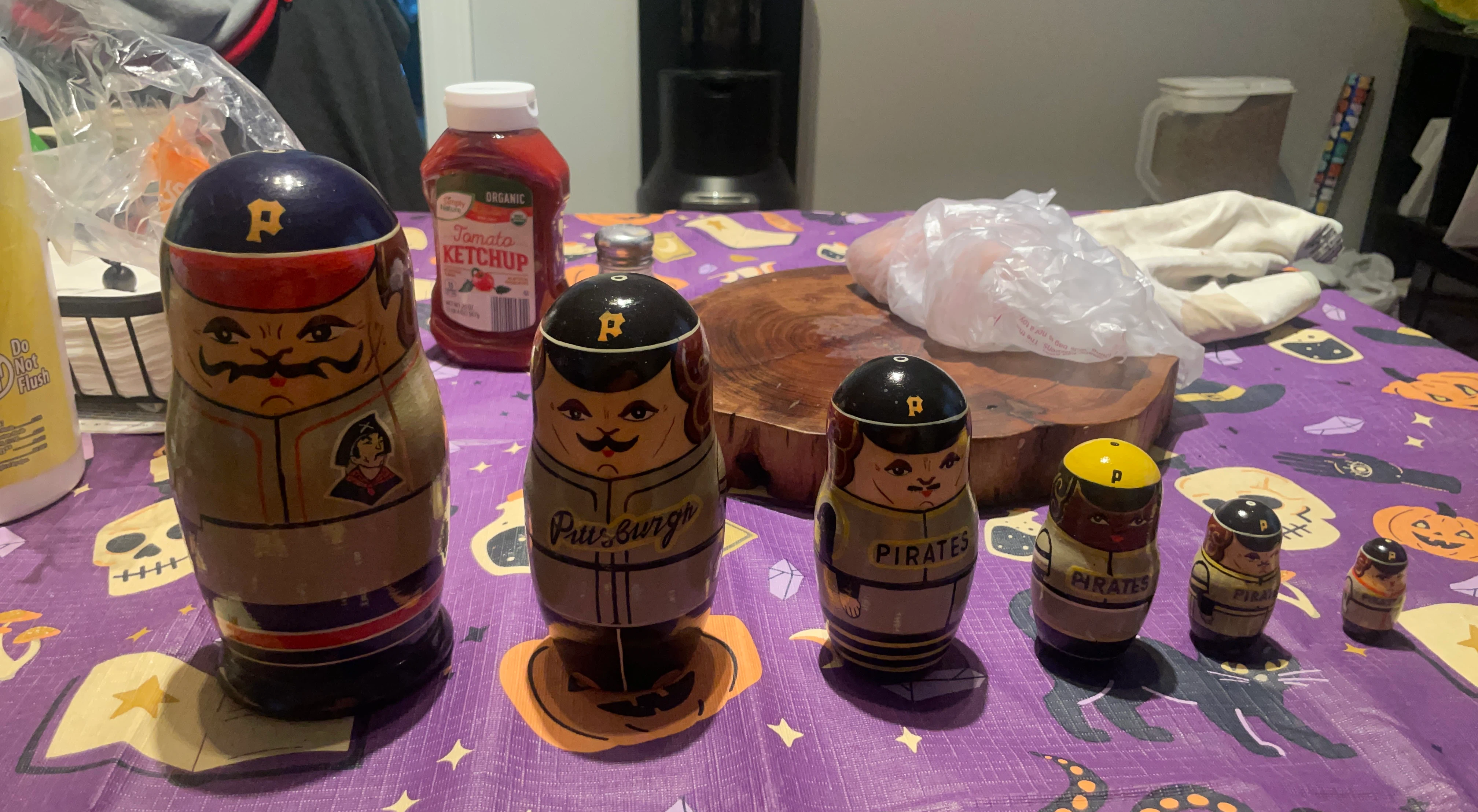 Pittsburgh Pirates Nesting Dolls