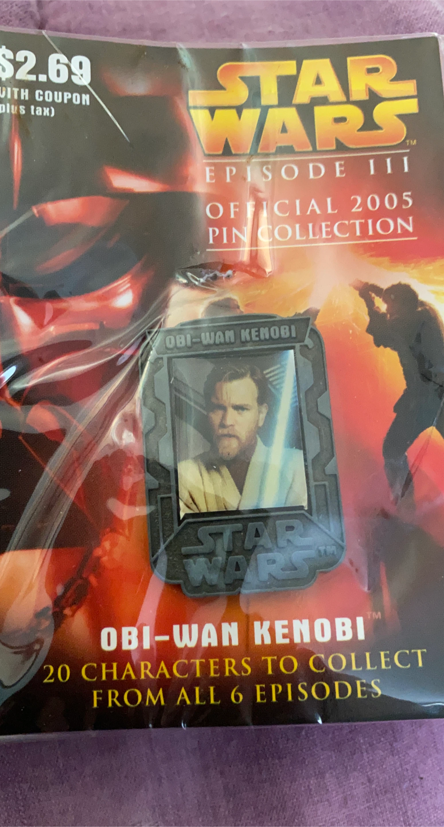 Star Wars Episode III Obi-Wan Kenobi Pin