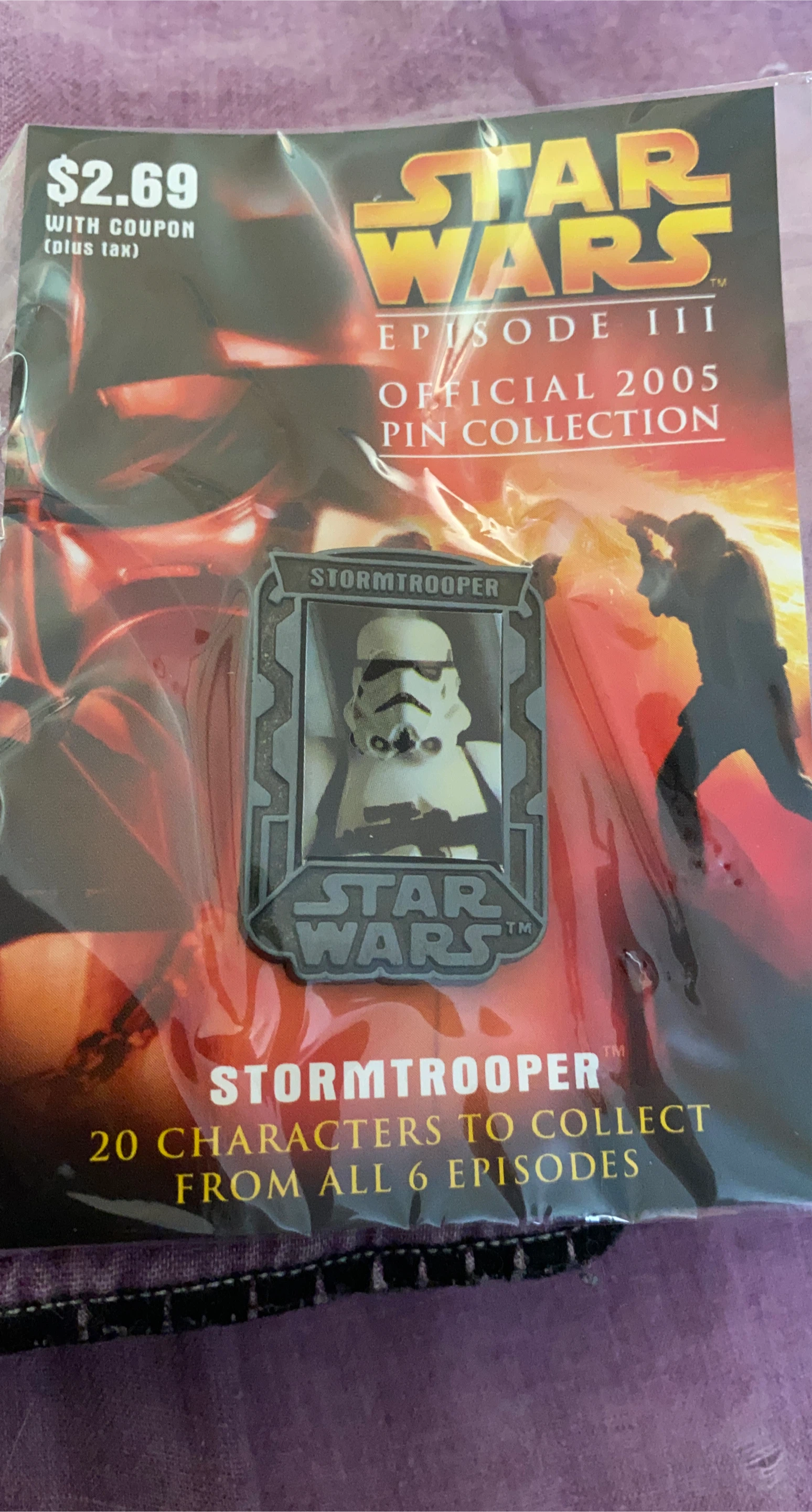 Star Wars Episode III Stormtrooper Pin