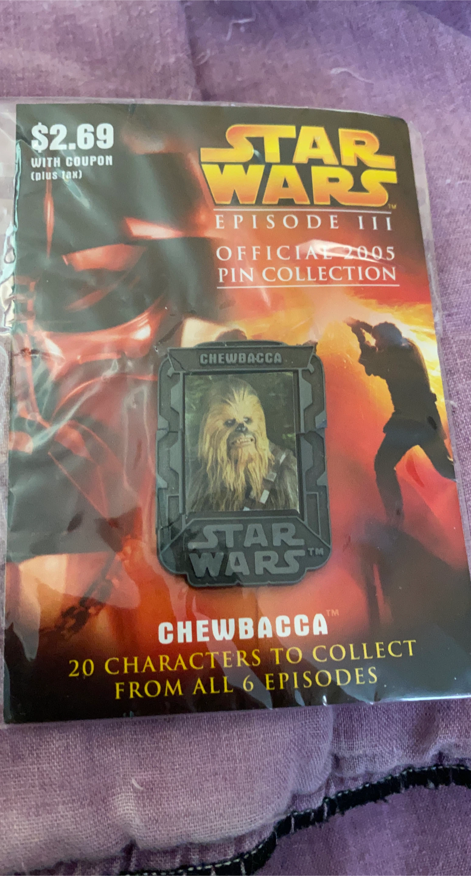 Star Wars Episode III Chewbacca Pin