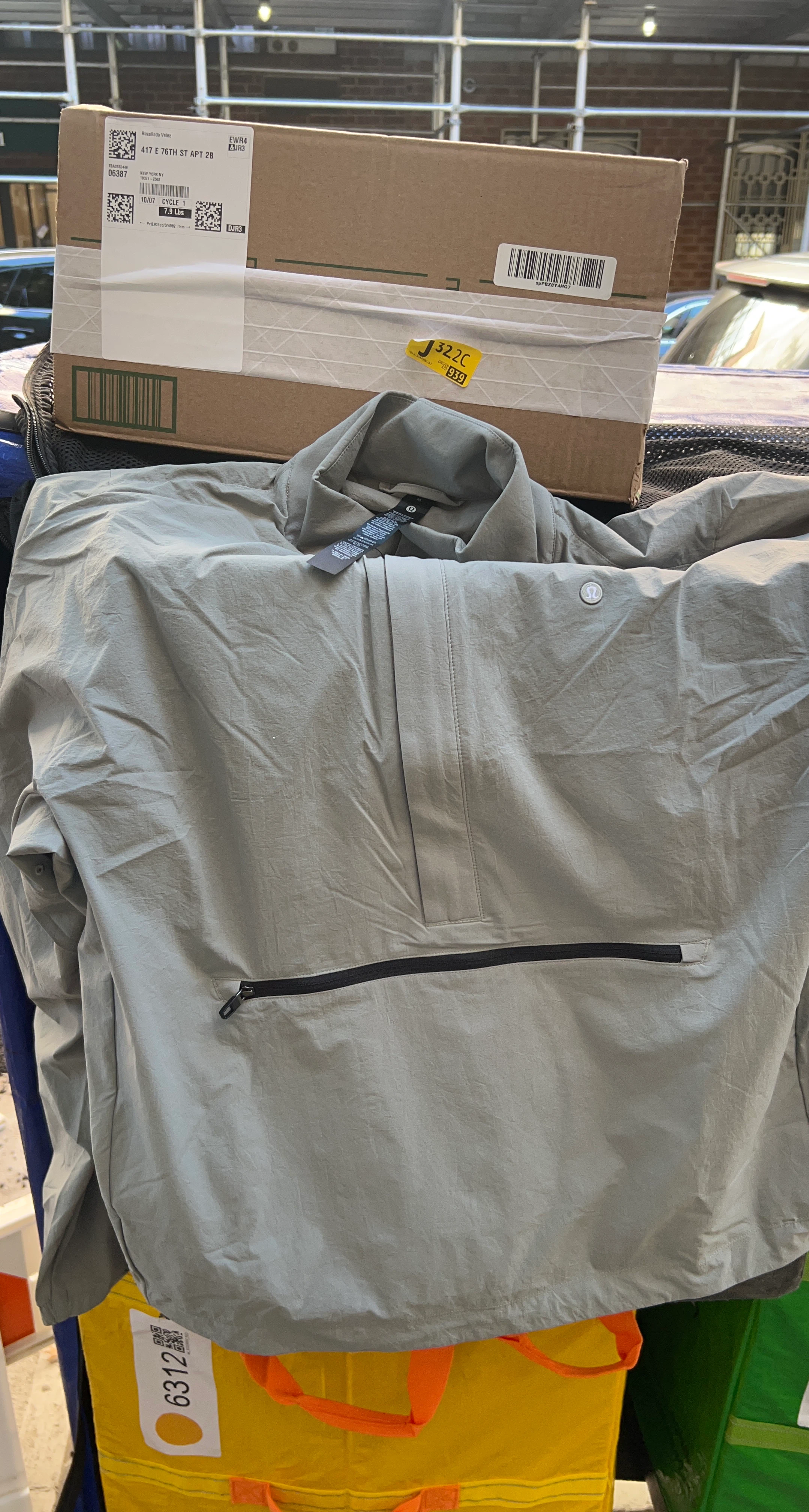 Lululemon Gray Half-Zip Pullover