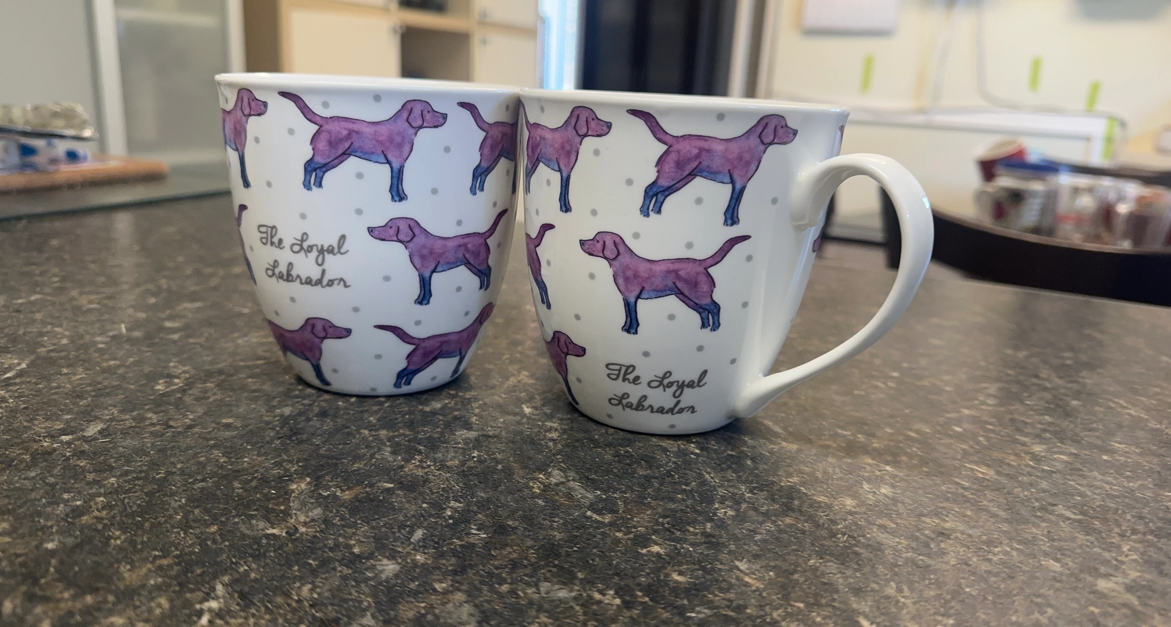 Set of 2 The Loyal Labrador Mugs
