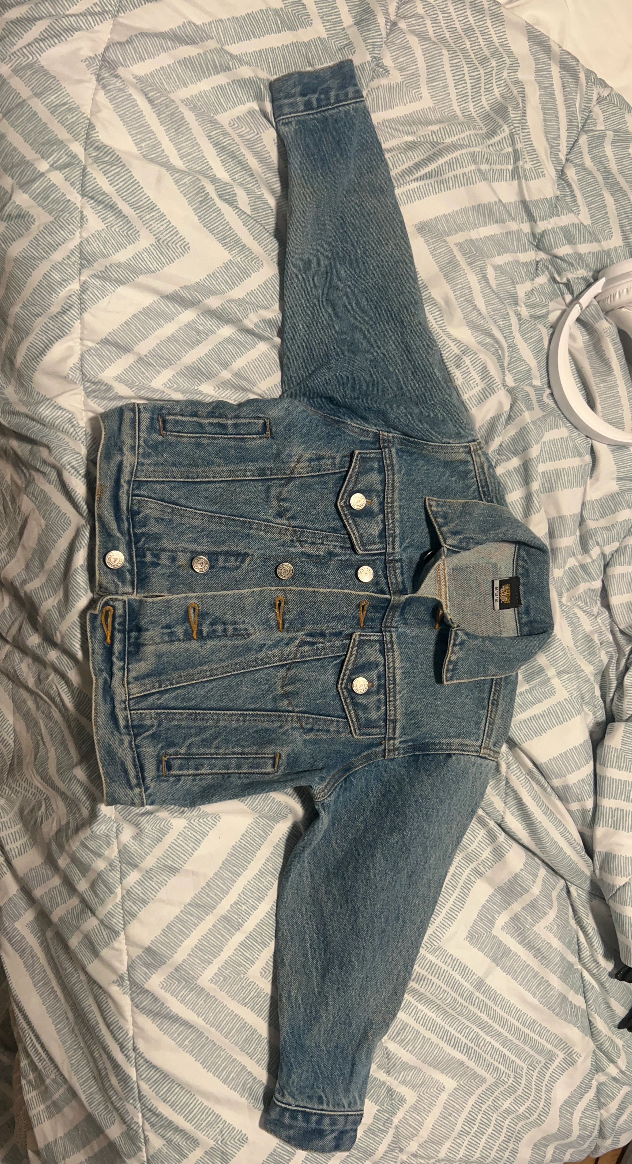 Justice Denim Jacket Medium 10/12