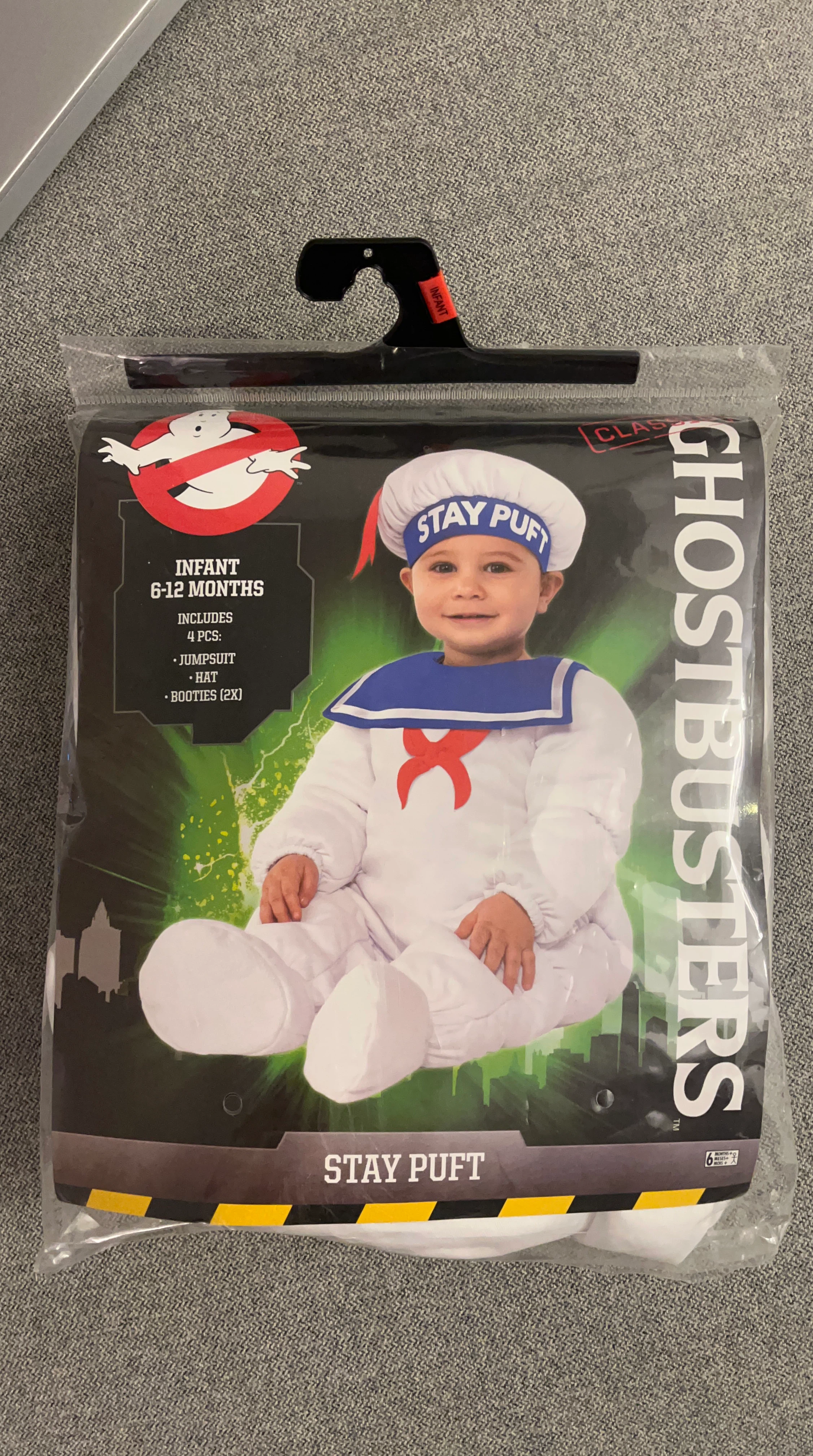 Ghostbusters Stay Puft Infant Costume 6-12 Months