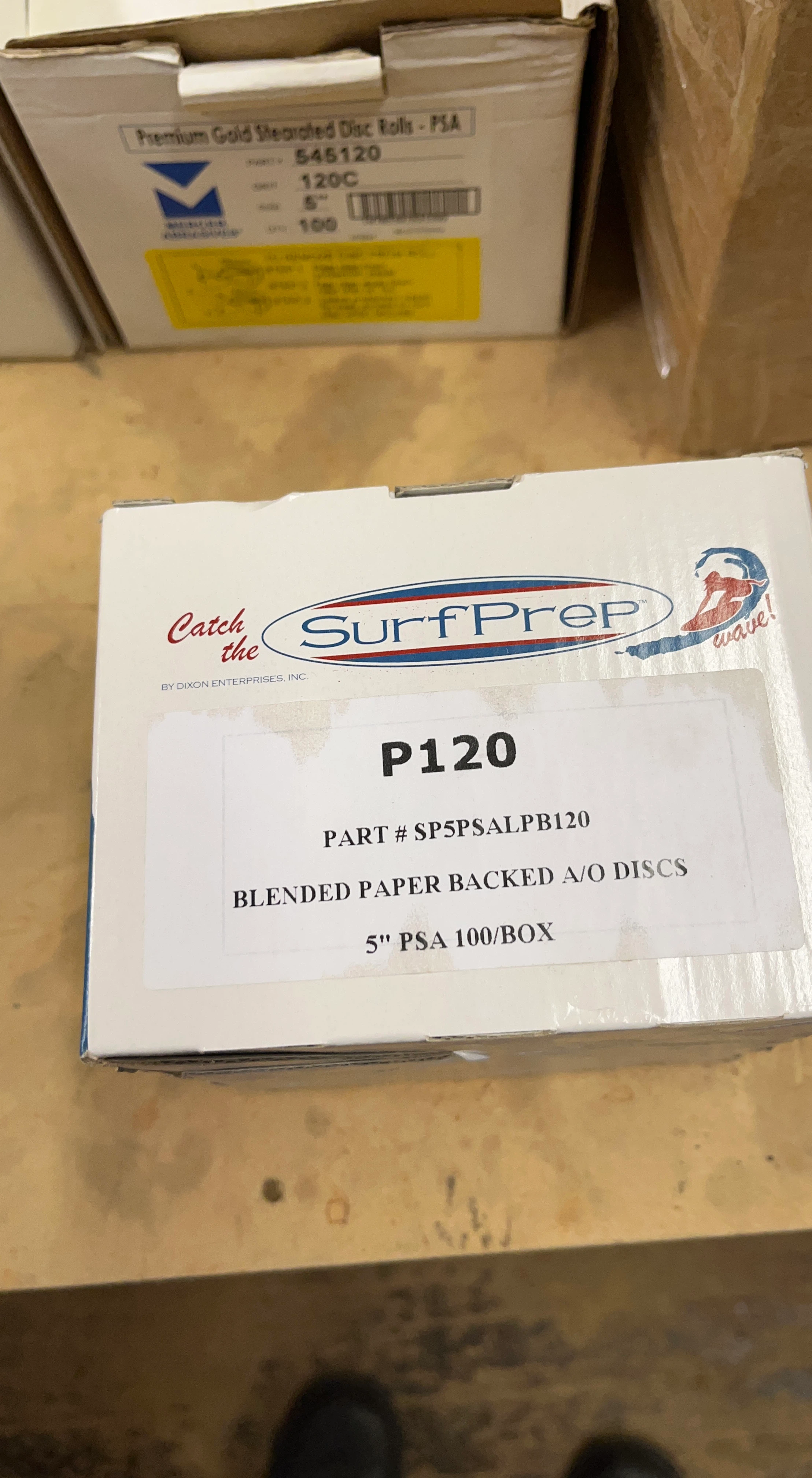 SurfPrep P120 Blended Paper Backed A/O Discs
