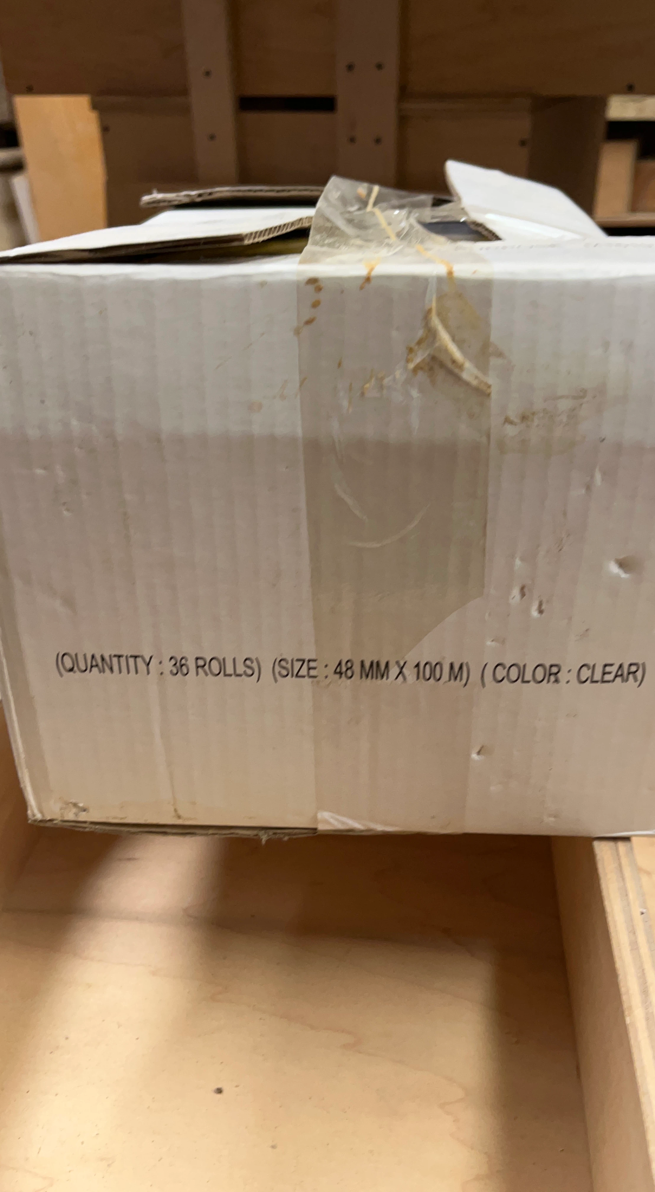Clear Packaging Tape 36 Rolls