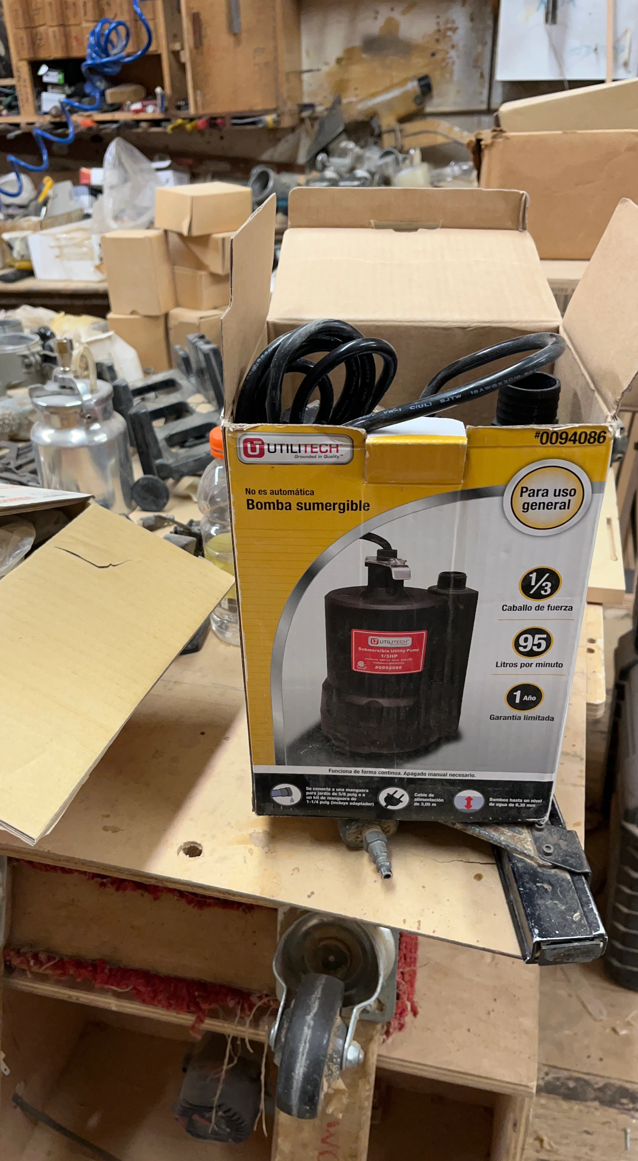 Utilitech 1/3 HP Submersible Utility Pump