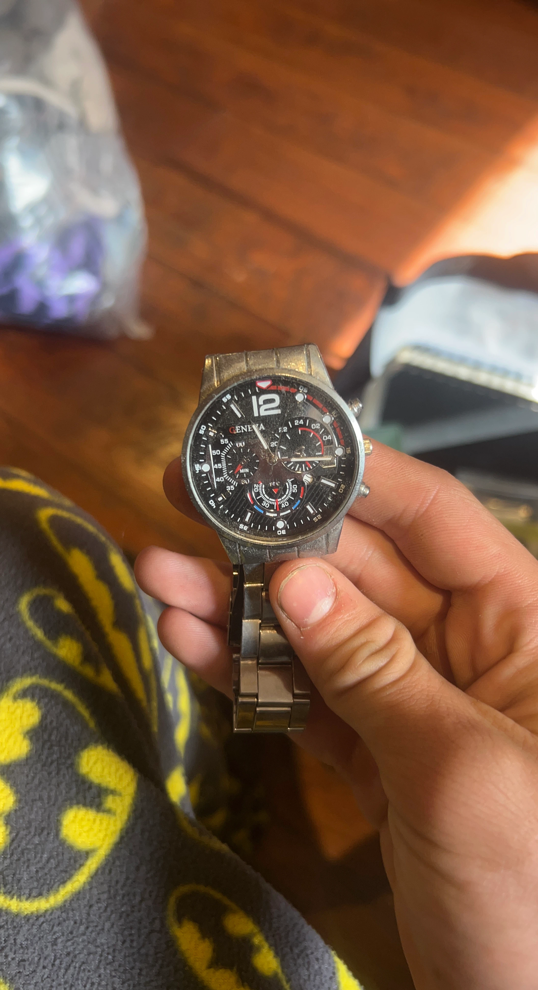 Geneva Chronograph-Style Watch