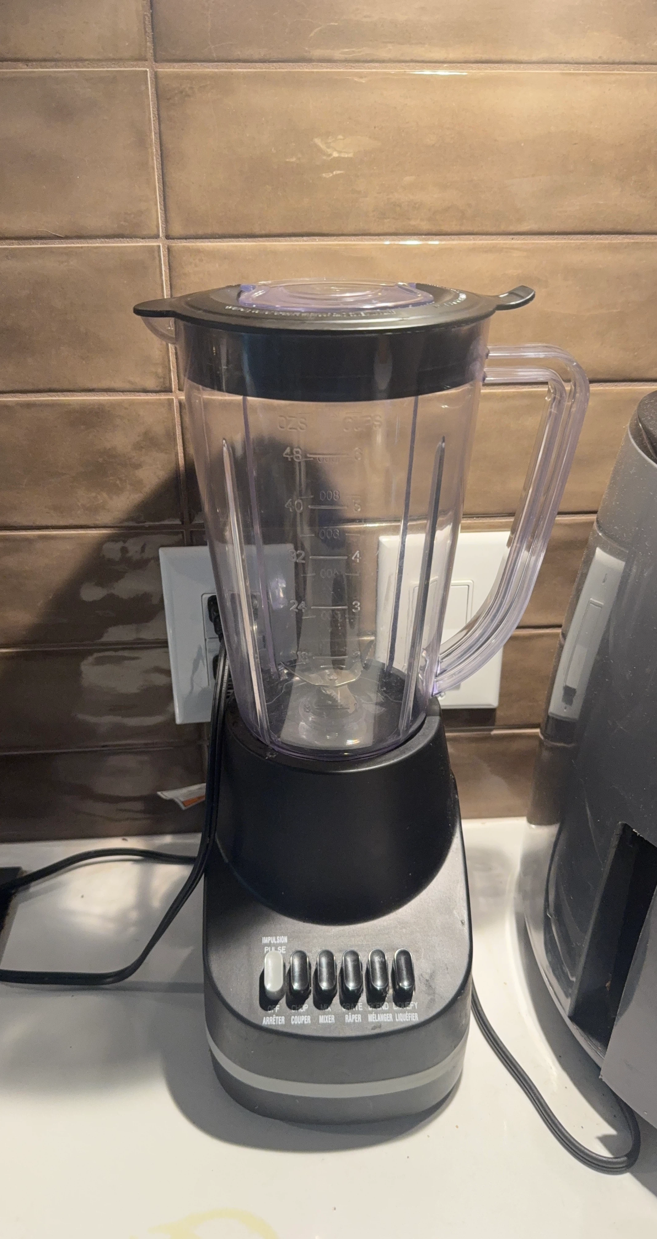 Black Countertop Blender