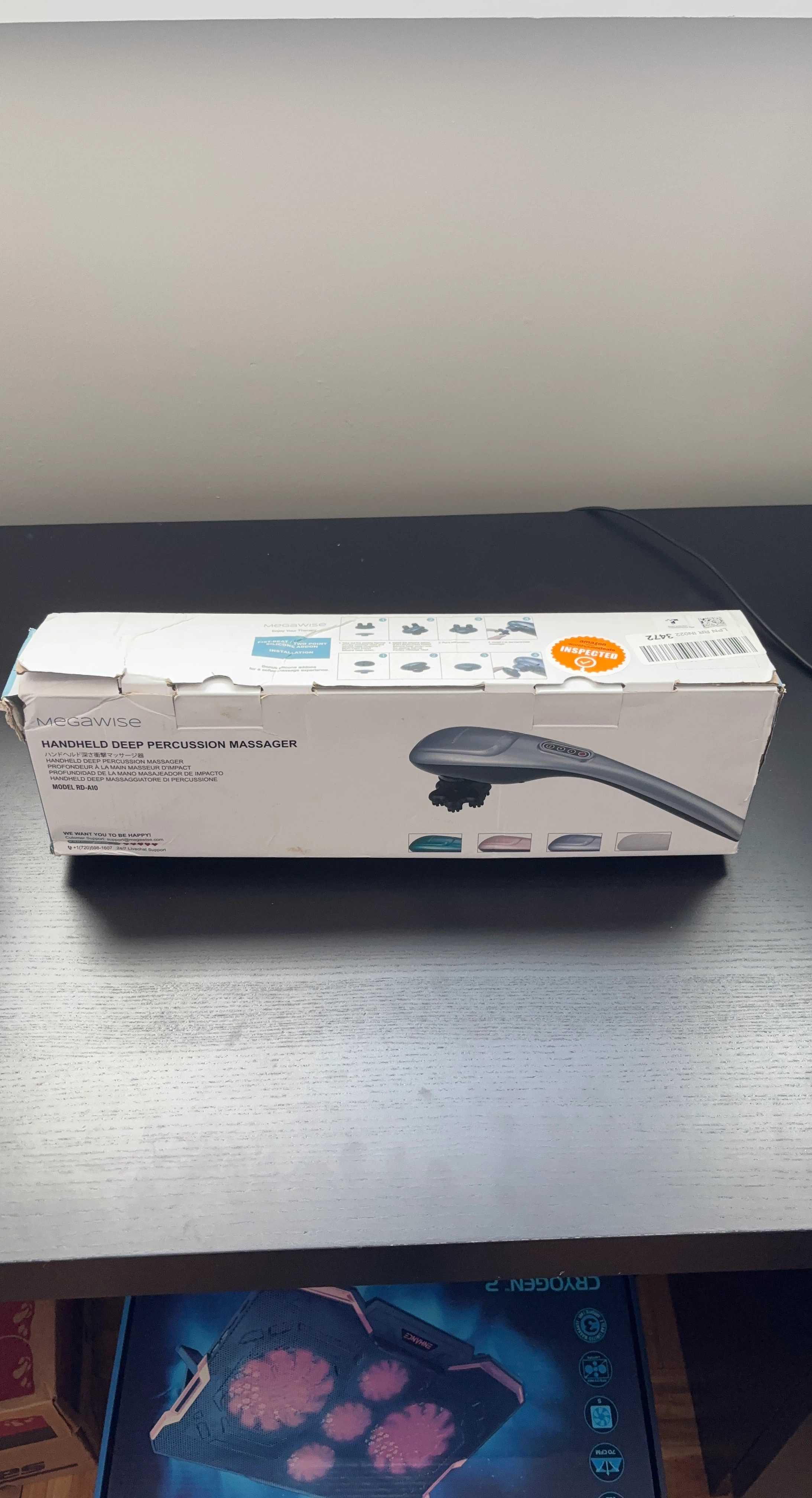 Megawise Handheld Deep Percussion Massager RD-A10