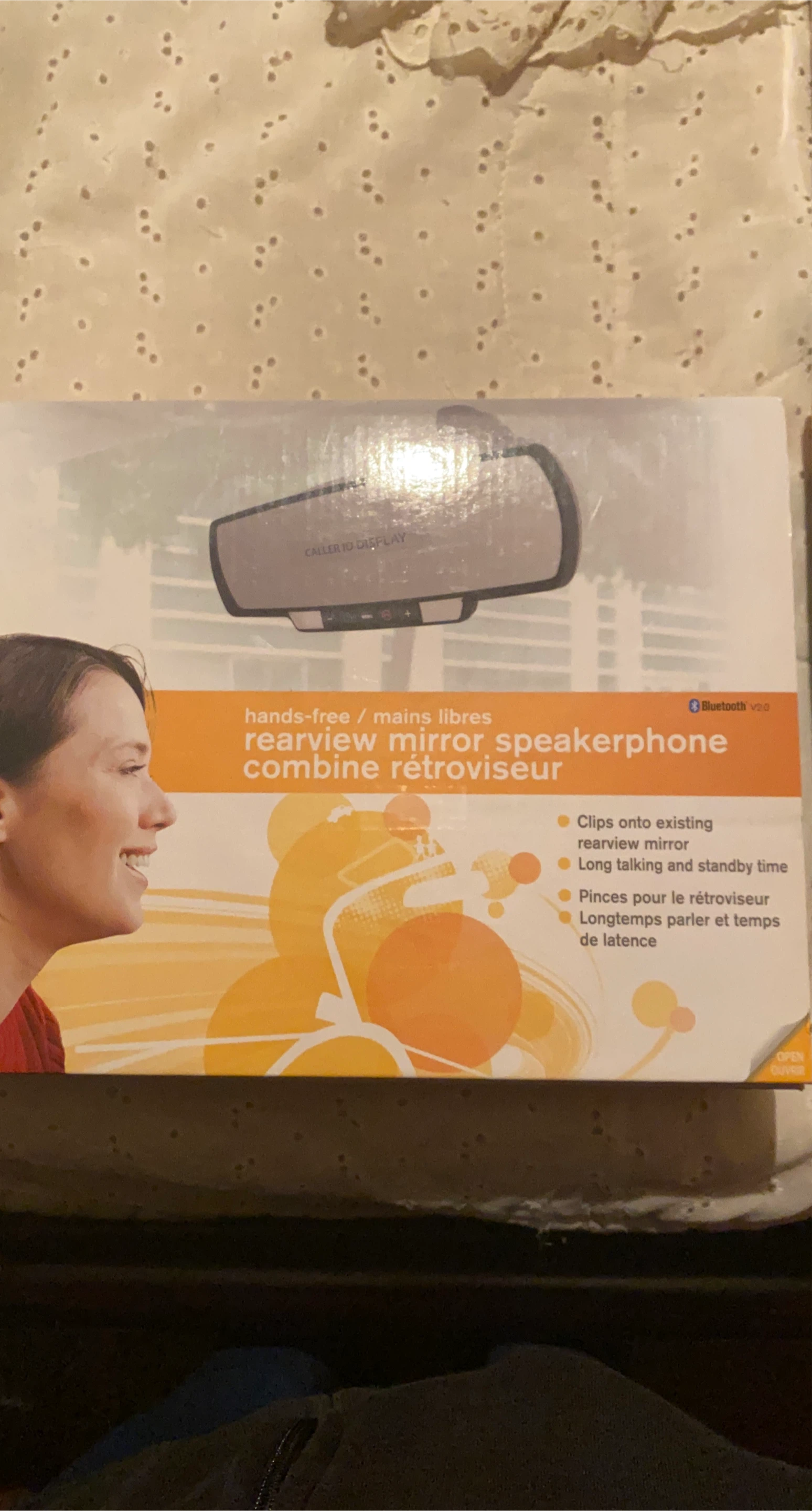 Hands-free Rearview Mirror Speakerphone