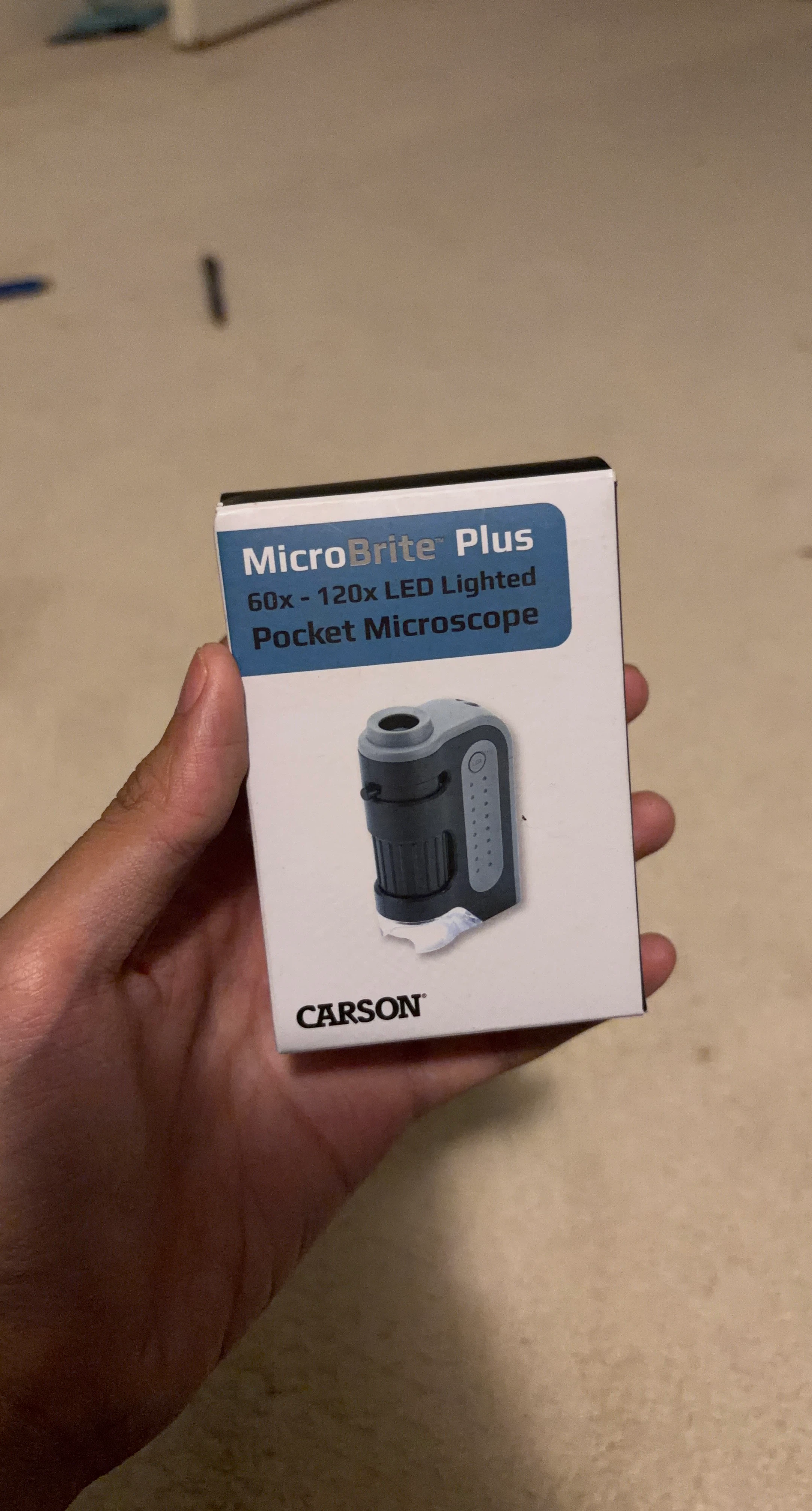 Carson MicroBrite Plus 60x-120x Pocket Microscope