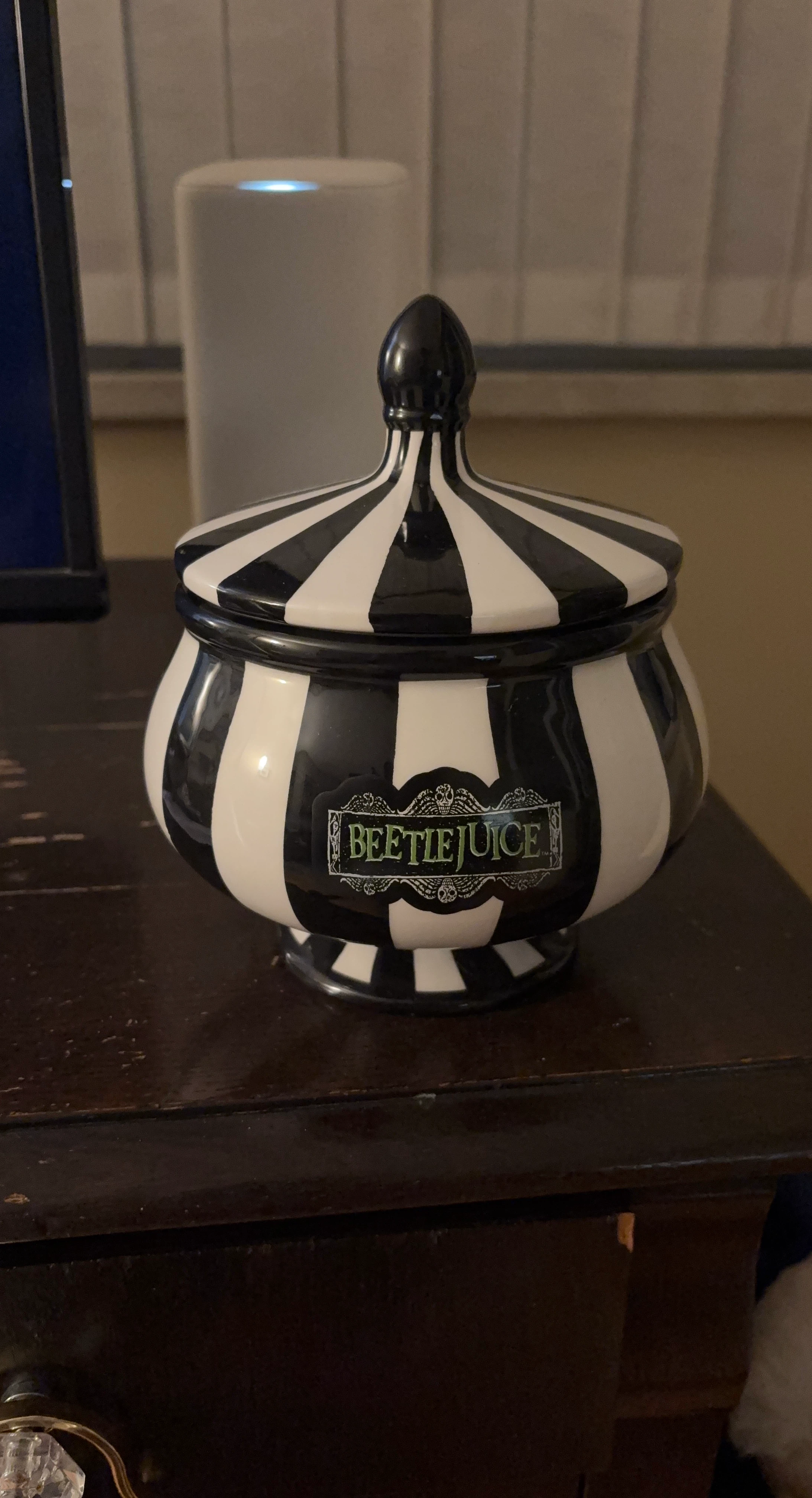 Beetlejuice Ceramic Storage Jar
