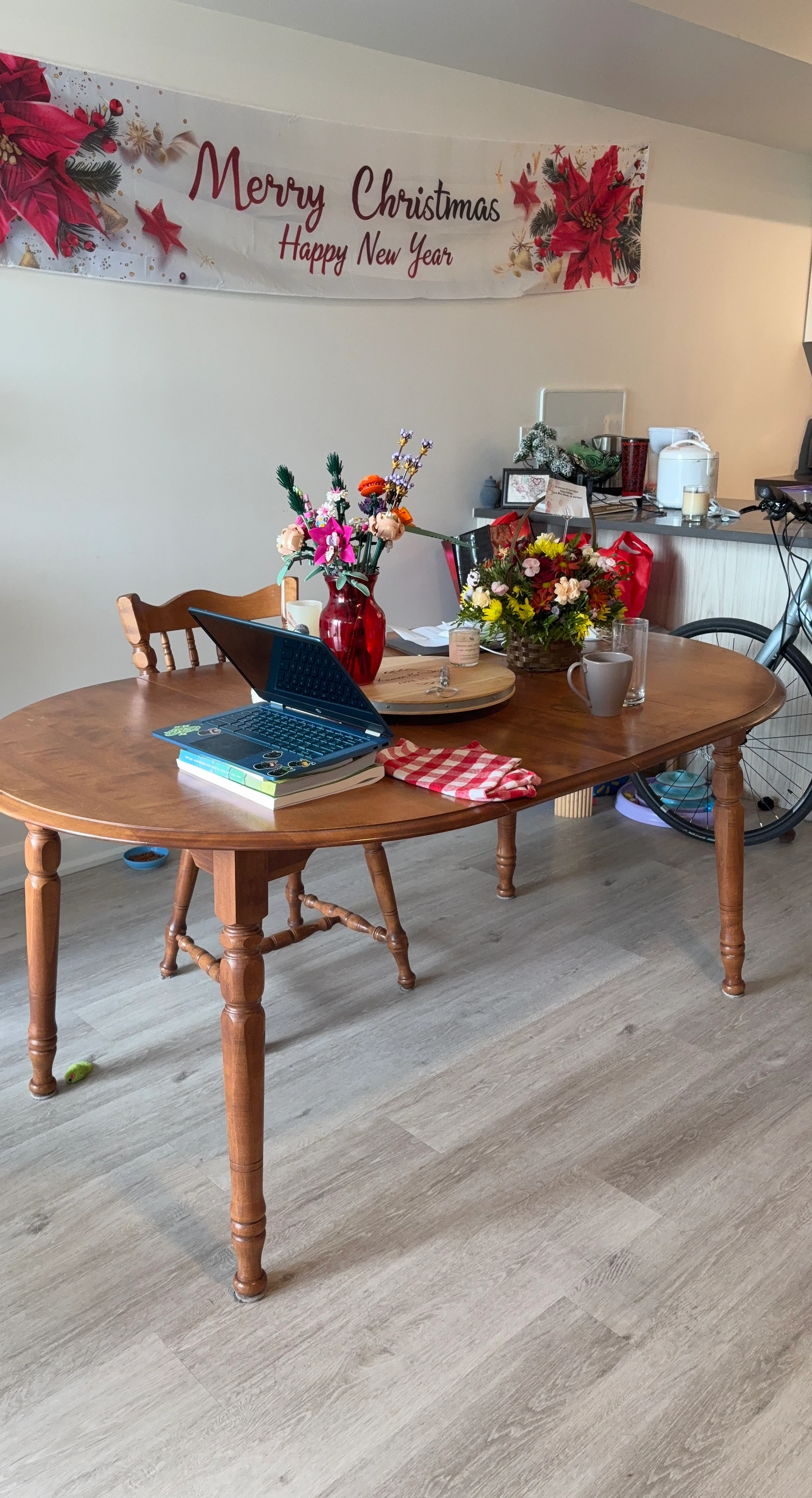 Solid Wood Oval Dining Table