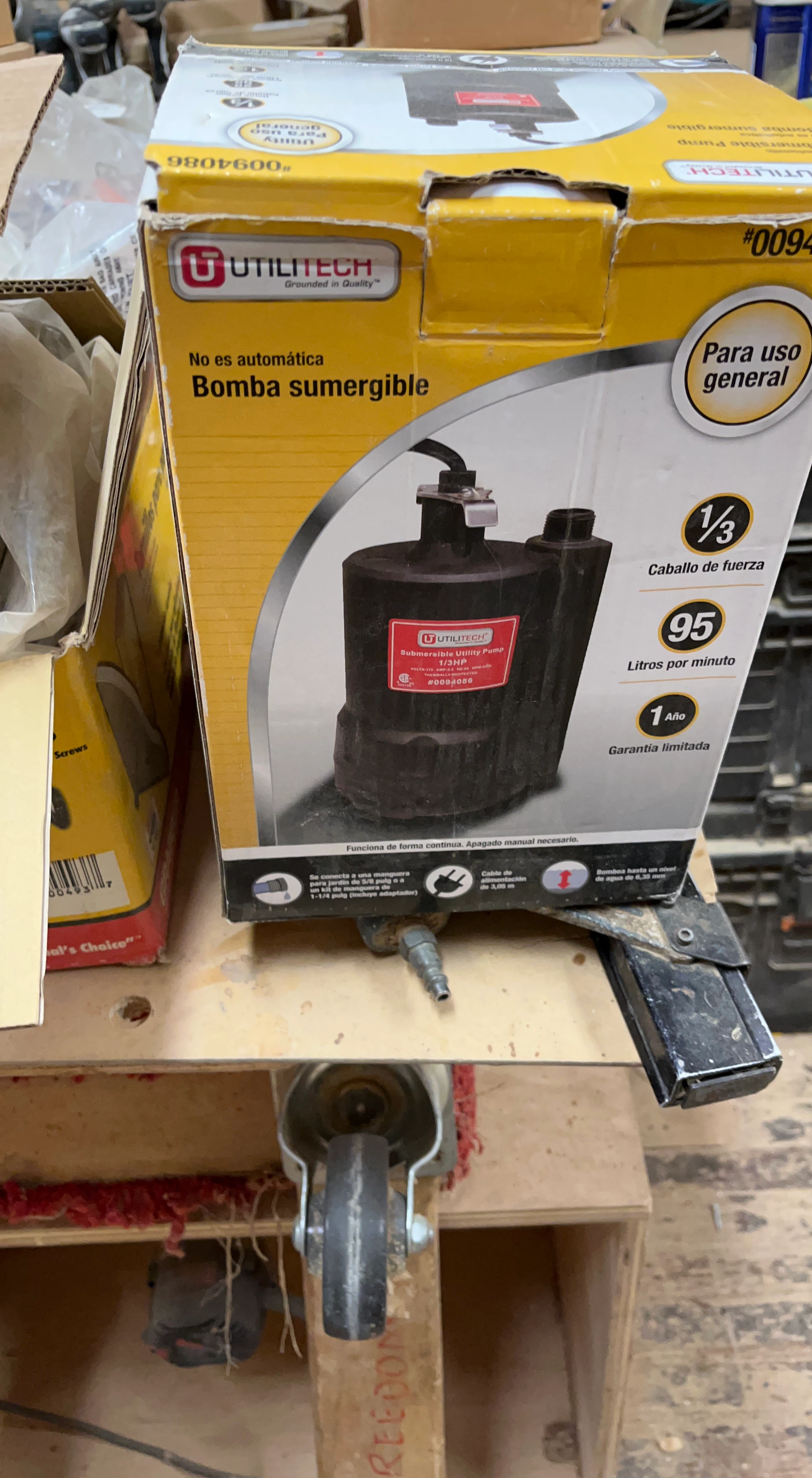 Utilitech 1/3 HP Submersible Utility Pump