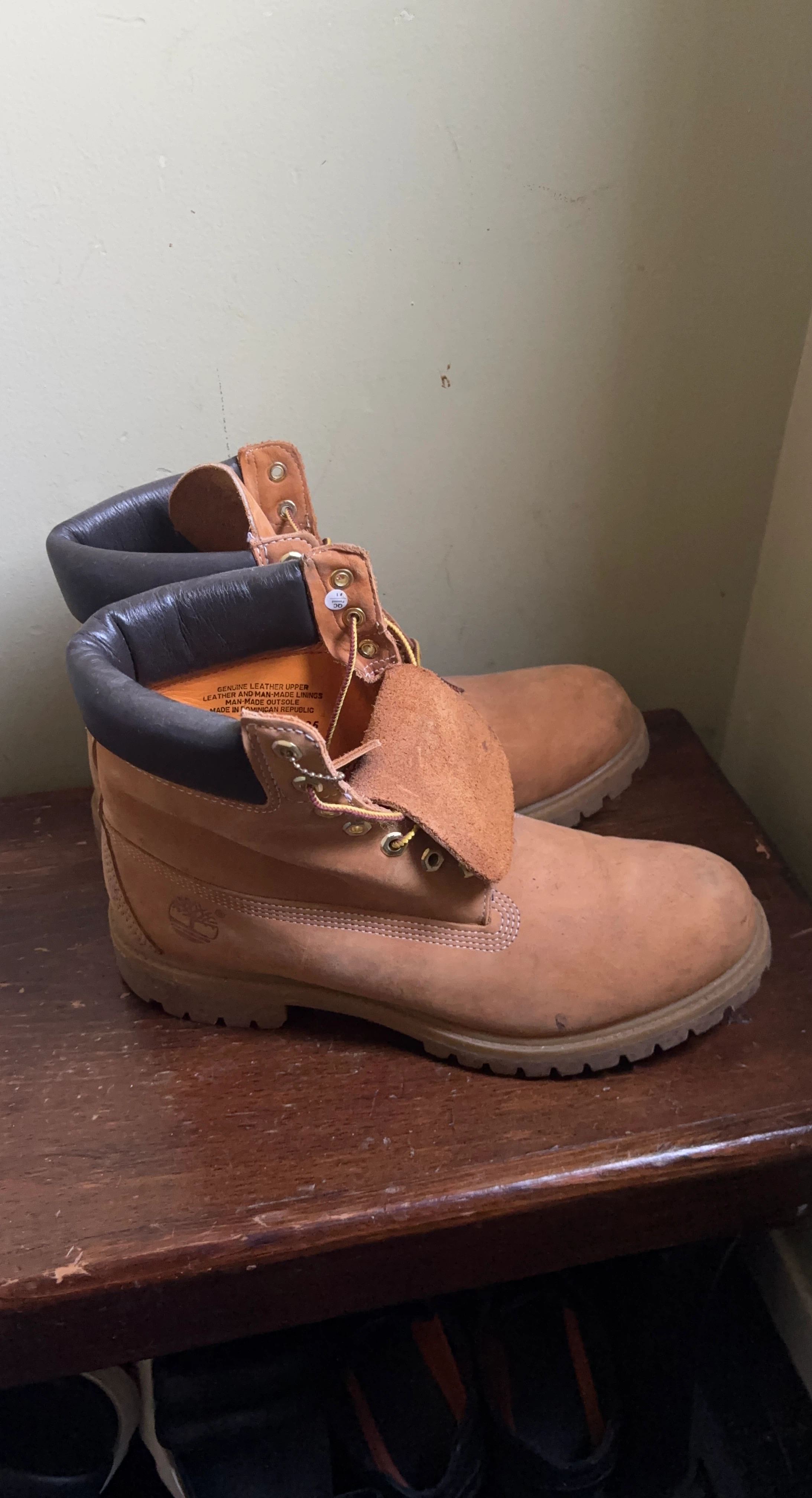 Timberland Wheat Leather Boots