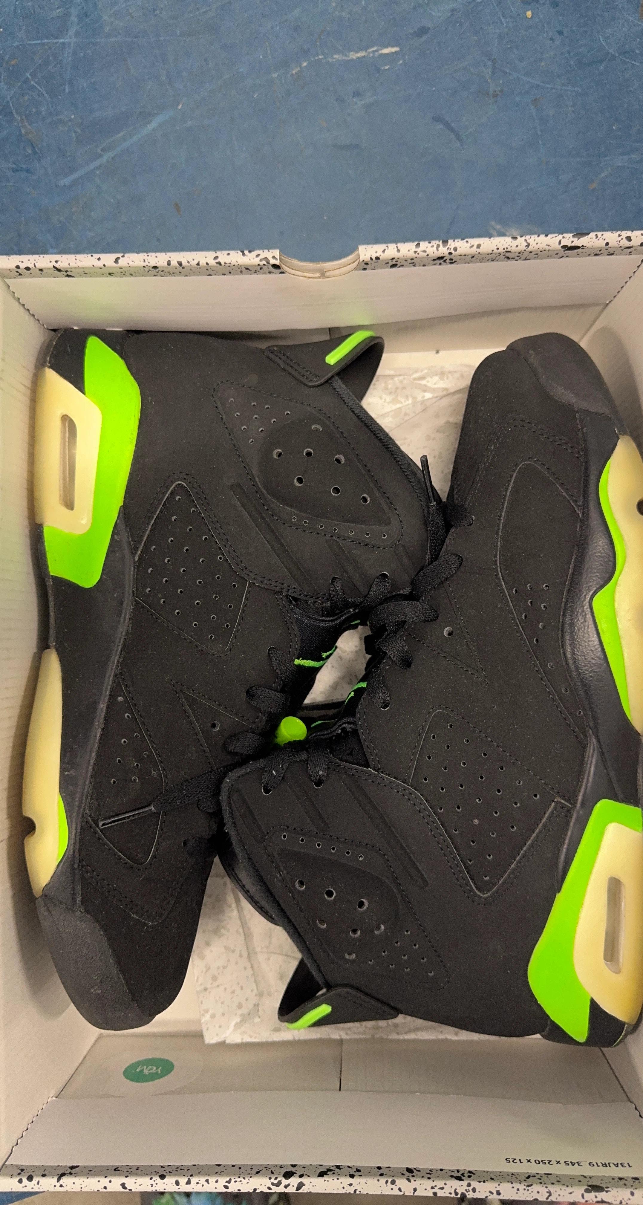 Air Jordan 6 Retro Black Electric Green