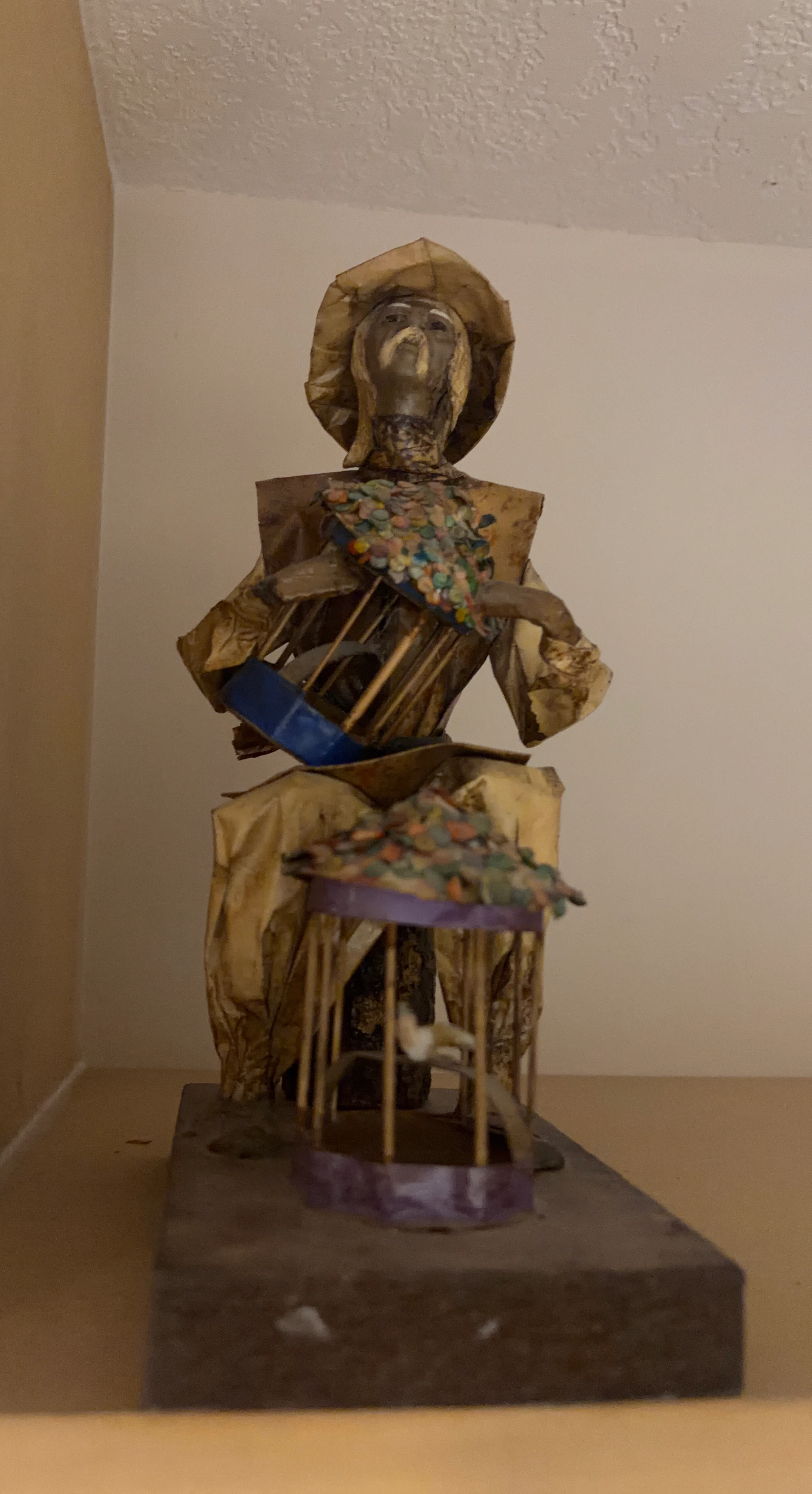 Decorative Handcrafted Paper Figure with Cages