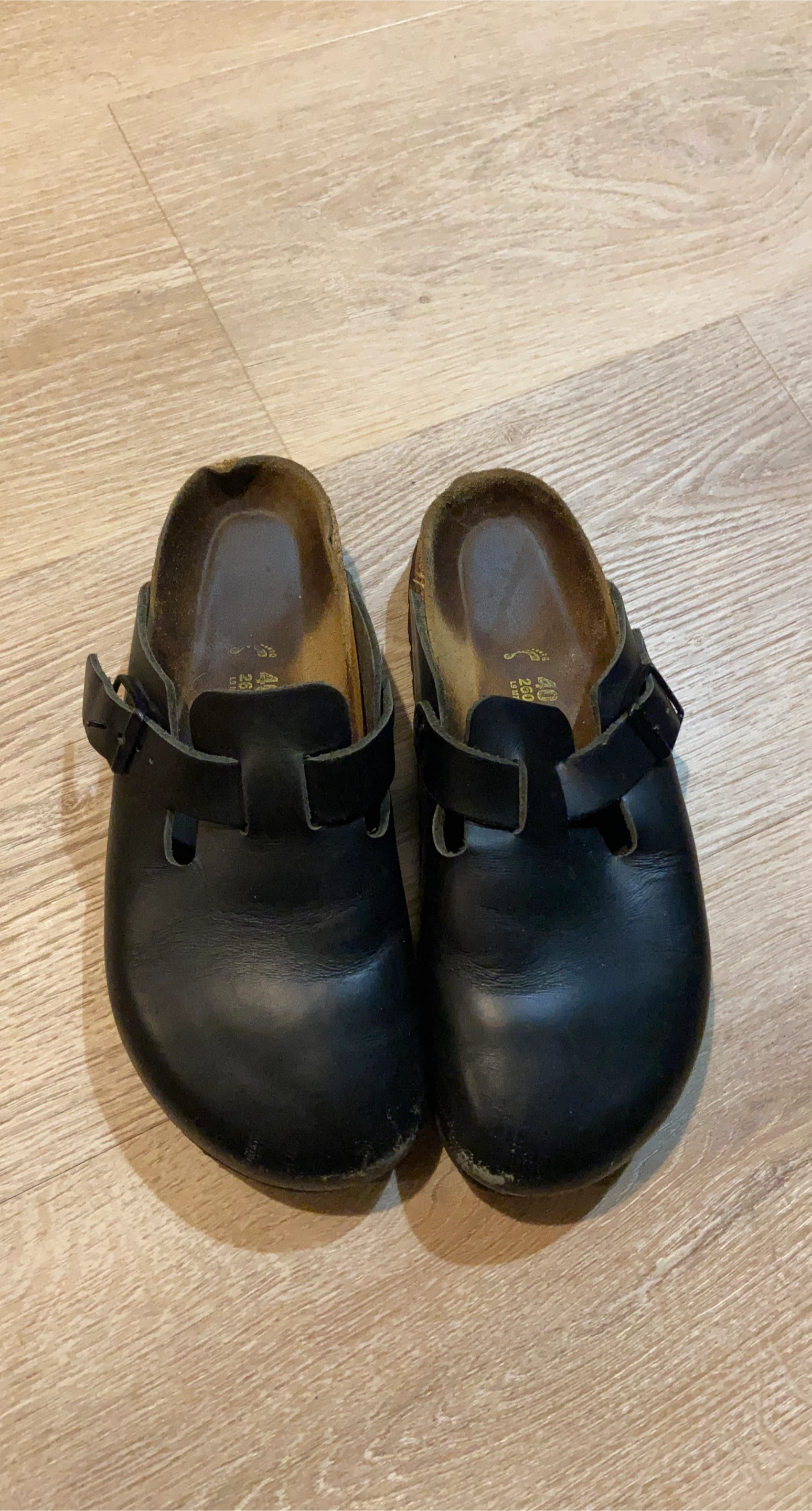 Birkenstock London Clogs - Black - Size 40