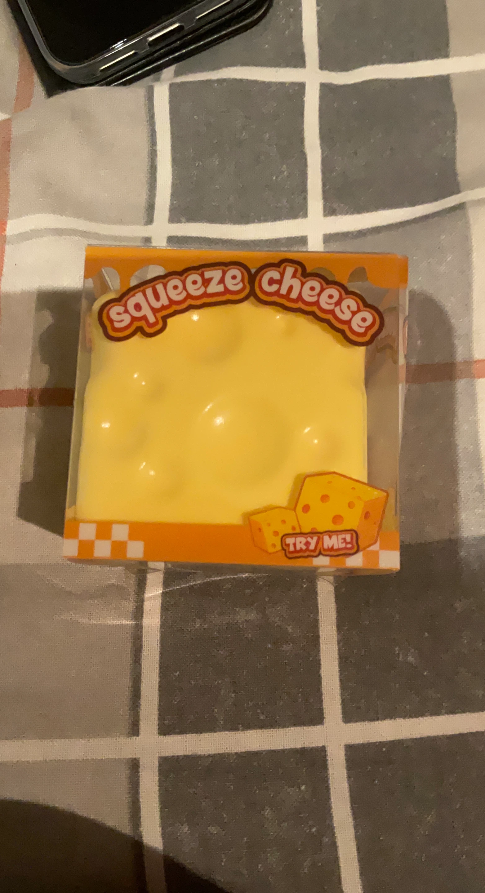 Squeeze Cheese Fidget Toy